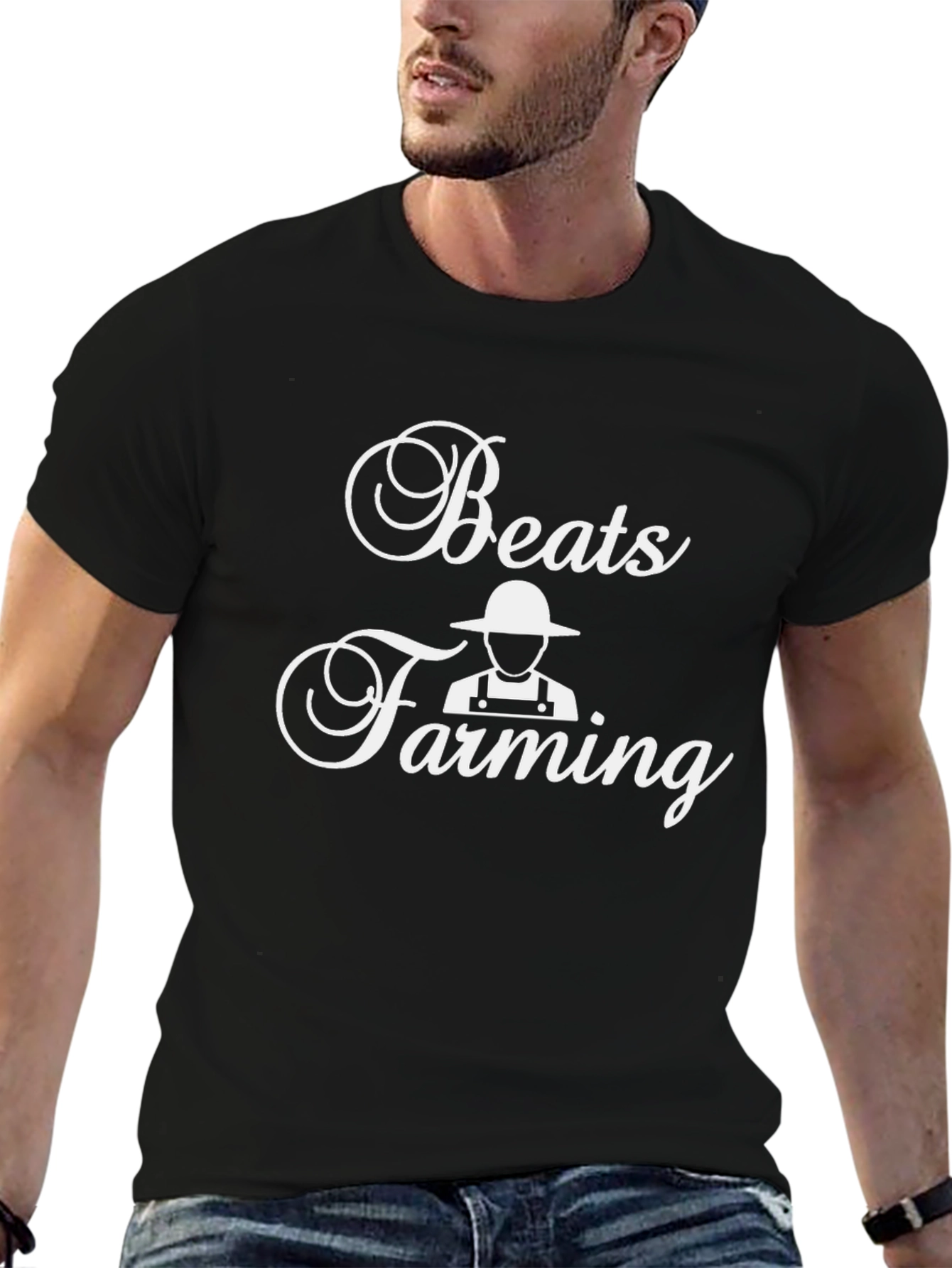Beats Funny Farmer T-Shirt - Unique Graphic Tee