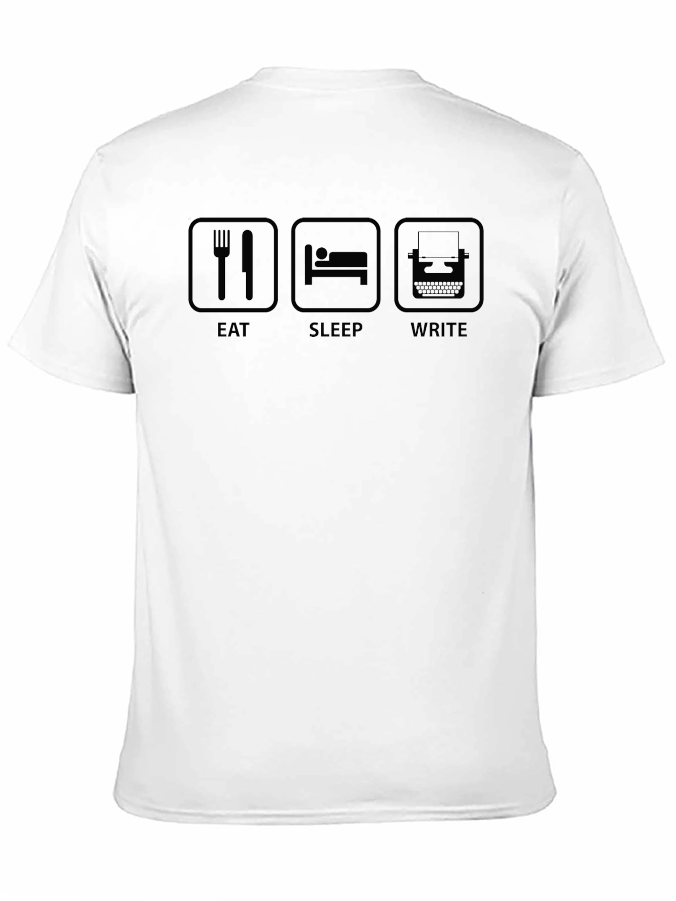 Eat Sleep Write Graphic Tee - Writers Life