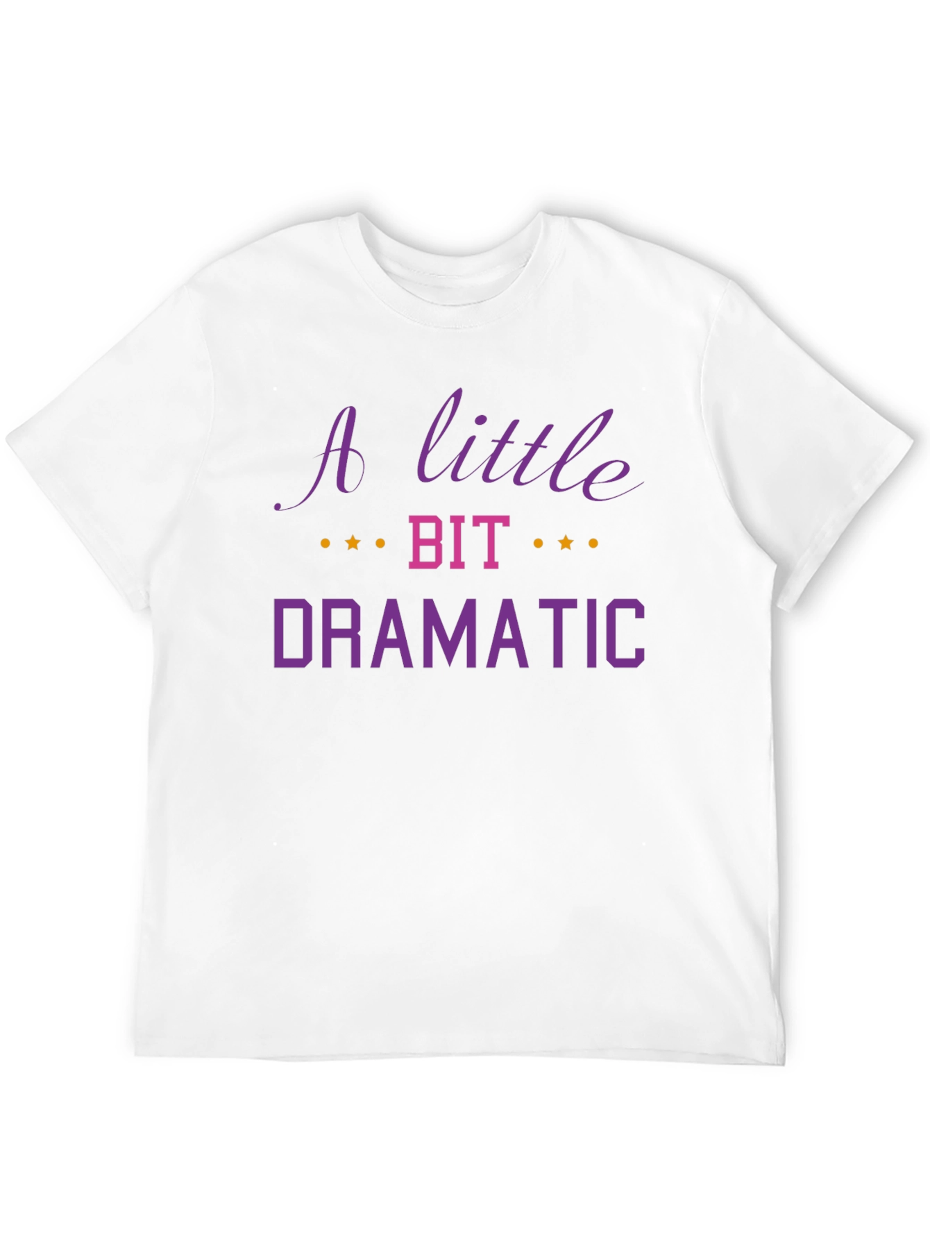 A Little Bit Dramatic Graphic Tee - Black