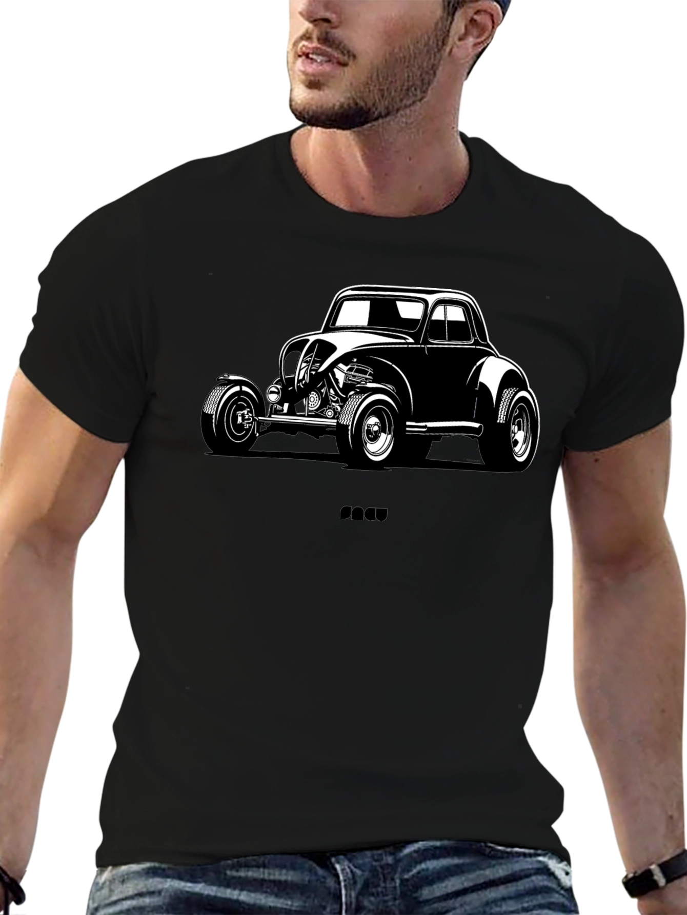 Classic Car Graphic Tee - Cool Automotive Design