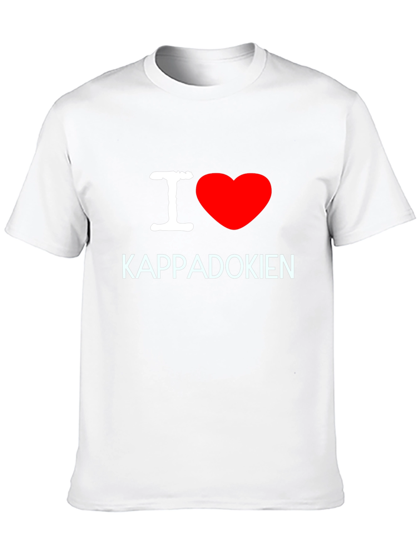 I Love Cappadocia Black T-Shirt