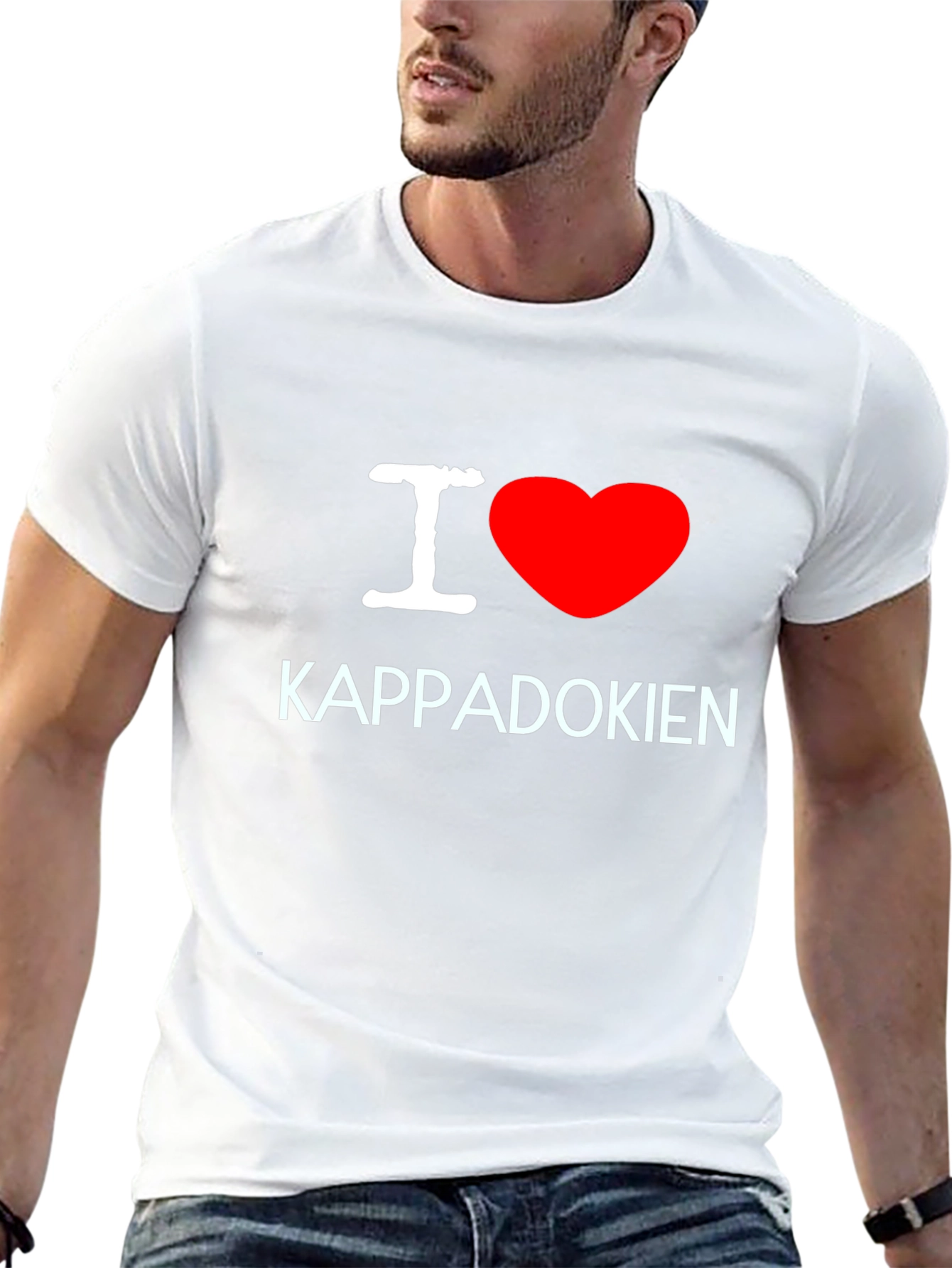 I Love Cappadocia Black T-Shirt