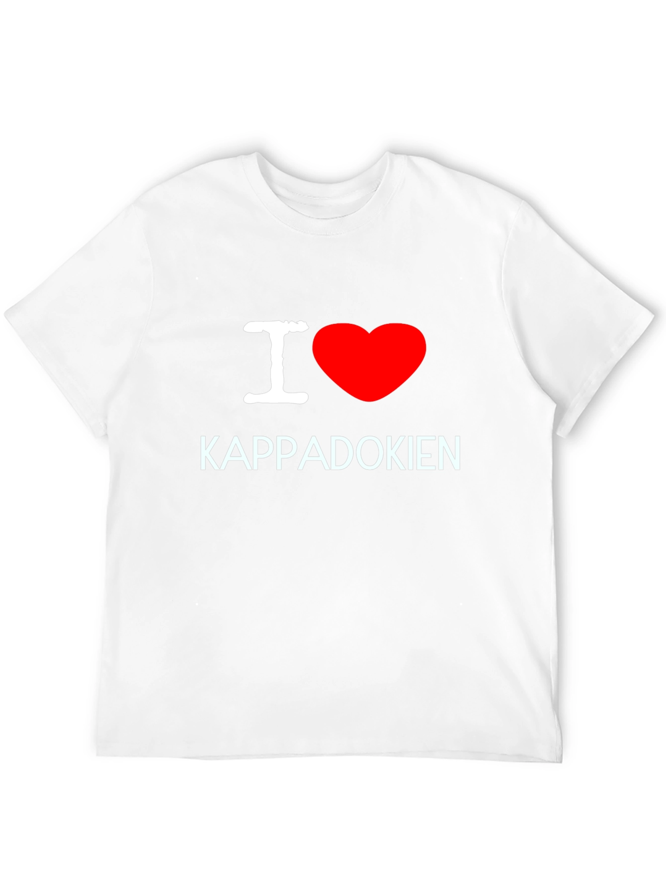 I Love Cappadocia Black T-Shirt