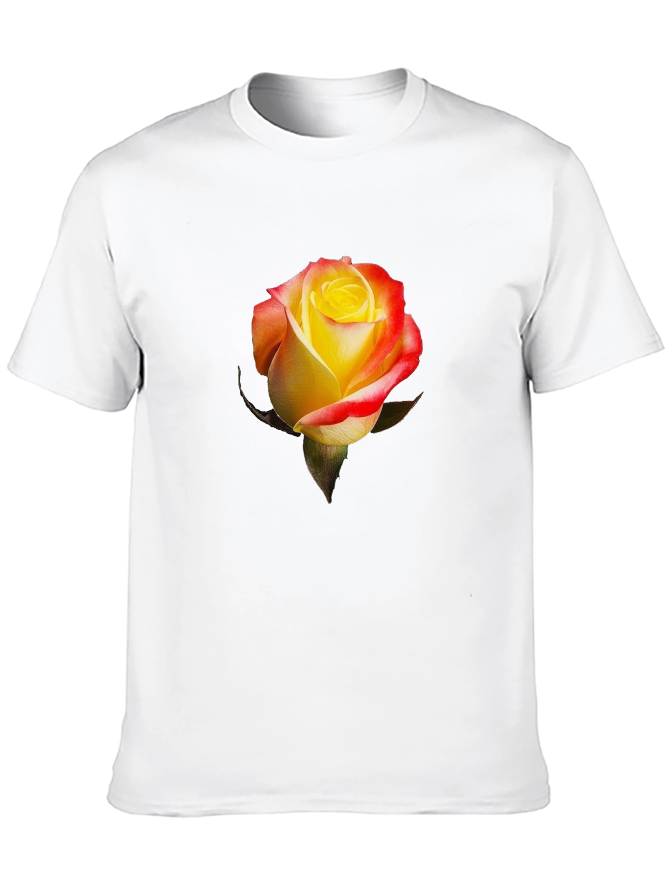 Rose Graphic T-Shirt - Stylish Floral Design