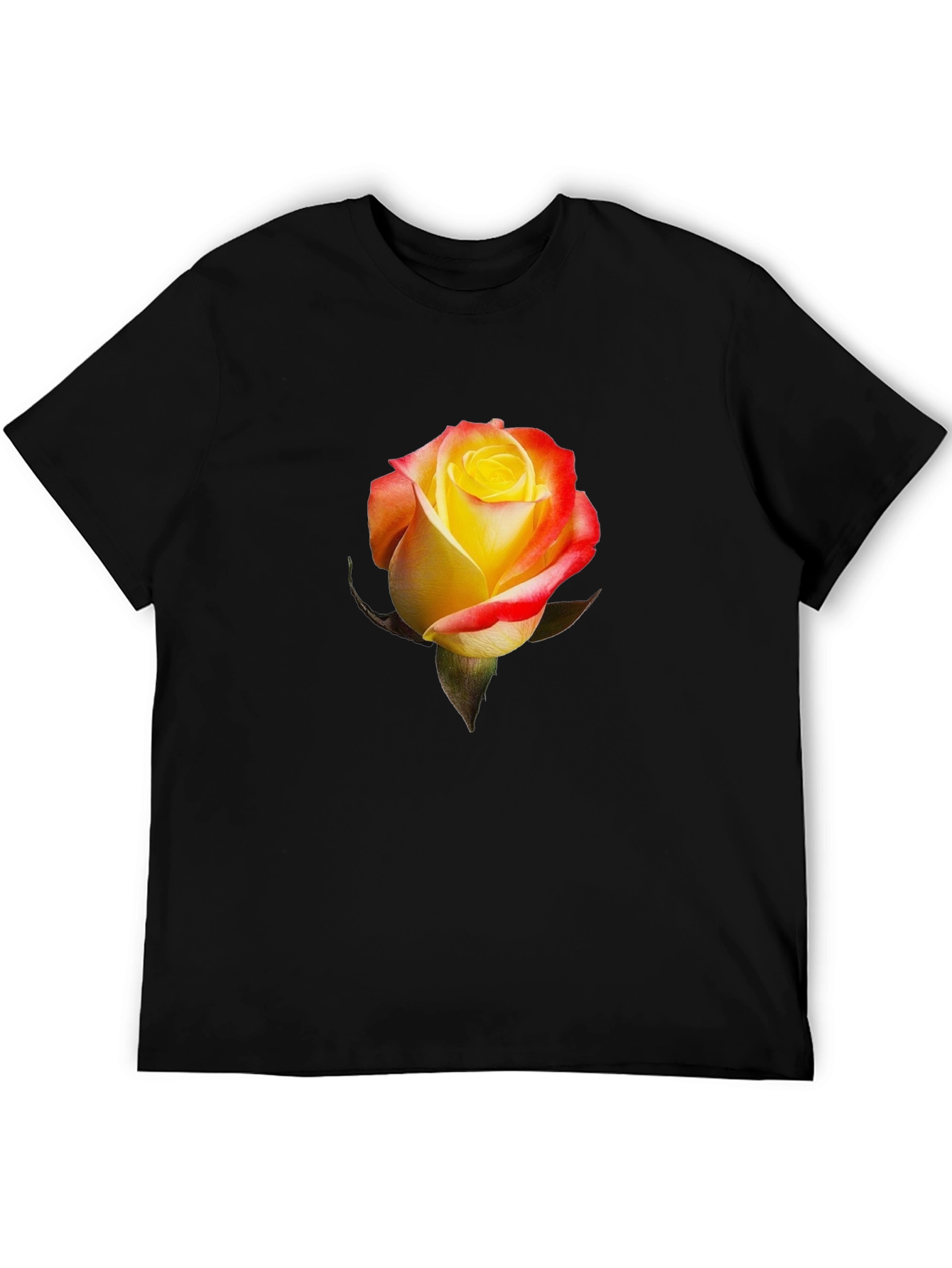 Rose Graphic T-Shirt - Stylish Floral Design