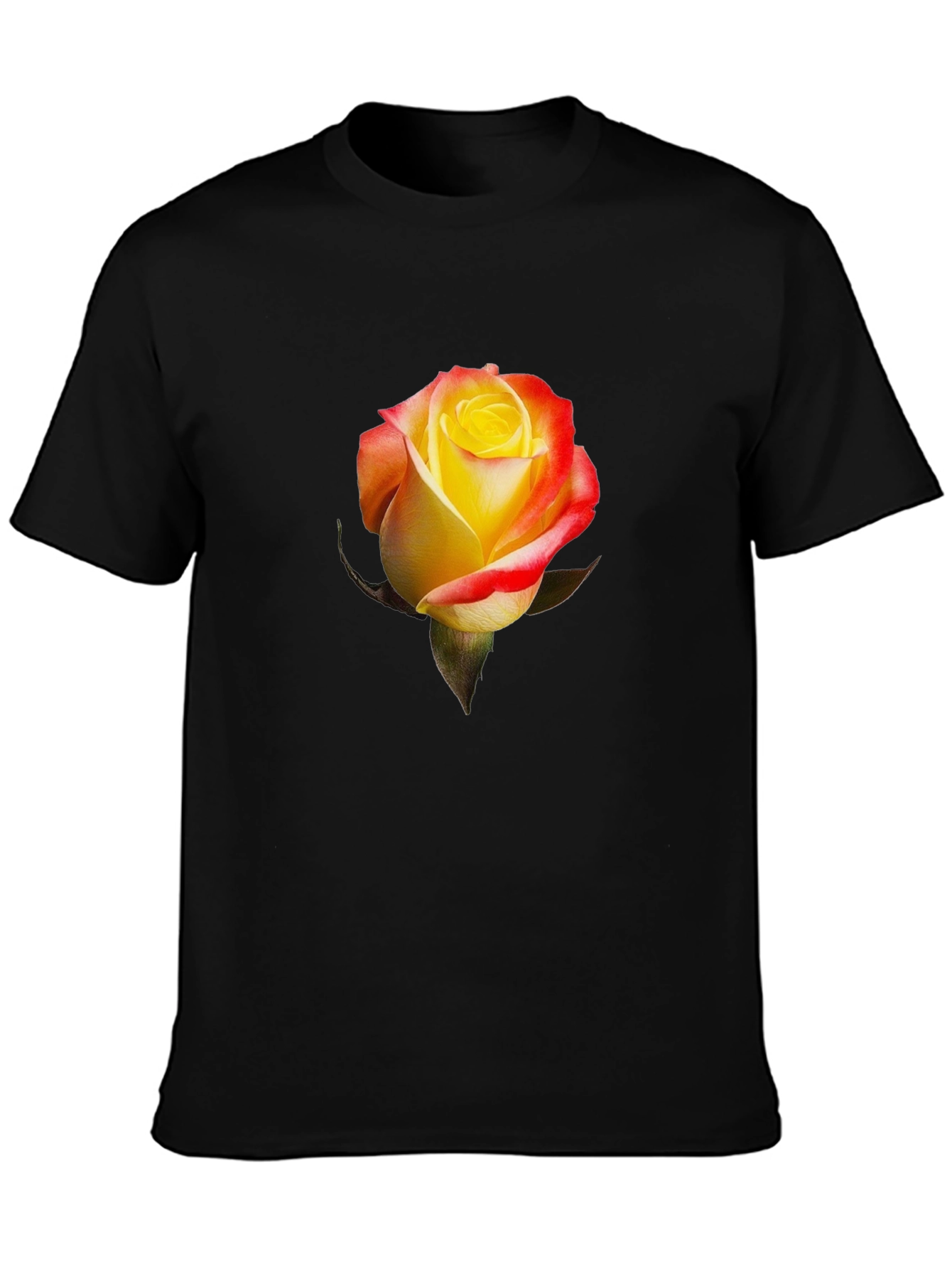 Rose Graphic T-Shirt - Stylish Floral Design