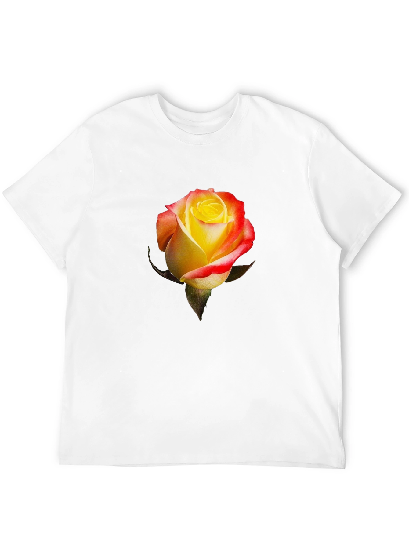 Rose Graphic T-Shirt - Stylish Floral Design
