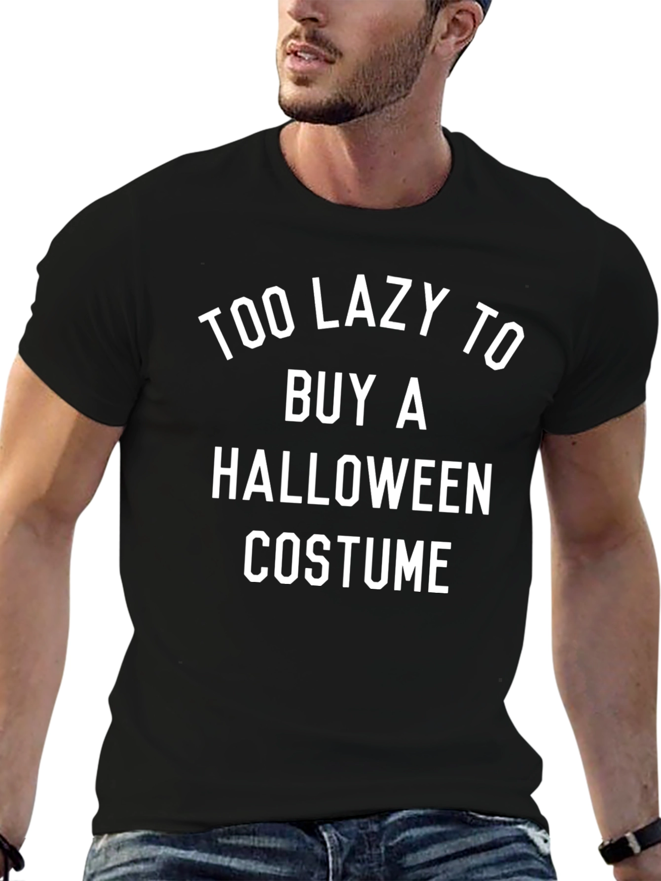 Lazy Halloween Costume T-Shirt - Funny Sarcastic Tee
