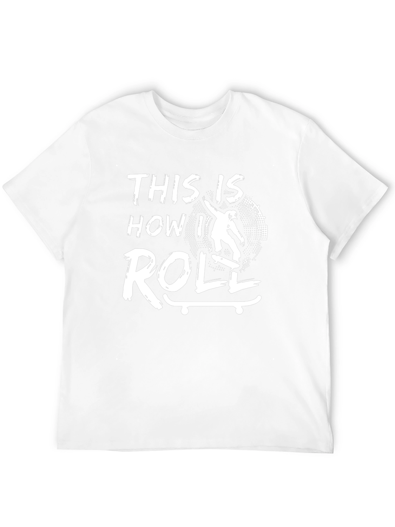 This Is How I Roll Skateboarder Graphic T-Shirt