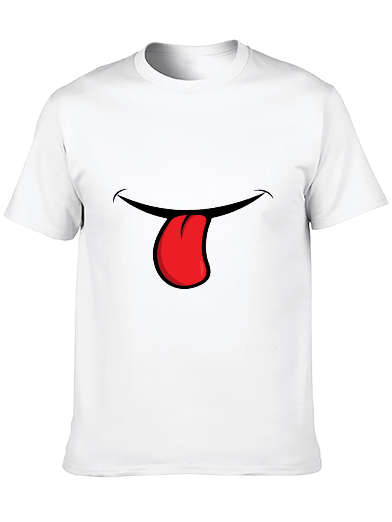 Funny Tongue Out Graphic T-Shirt