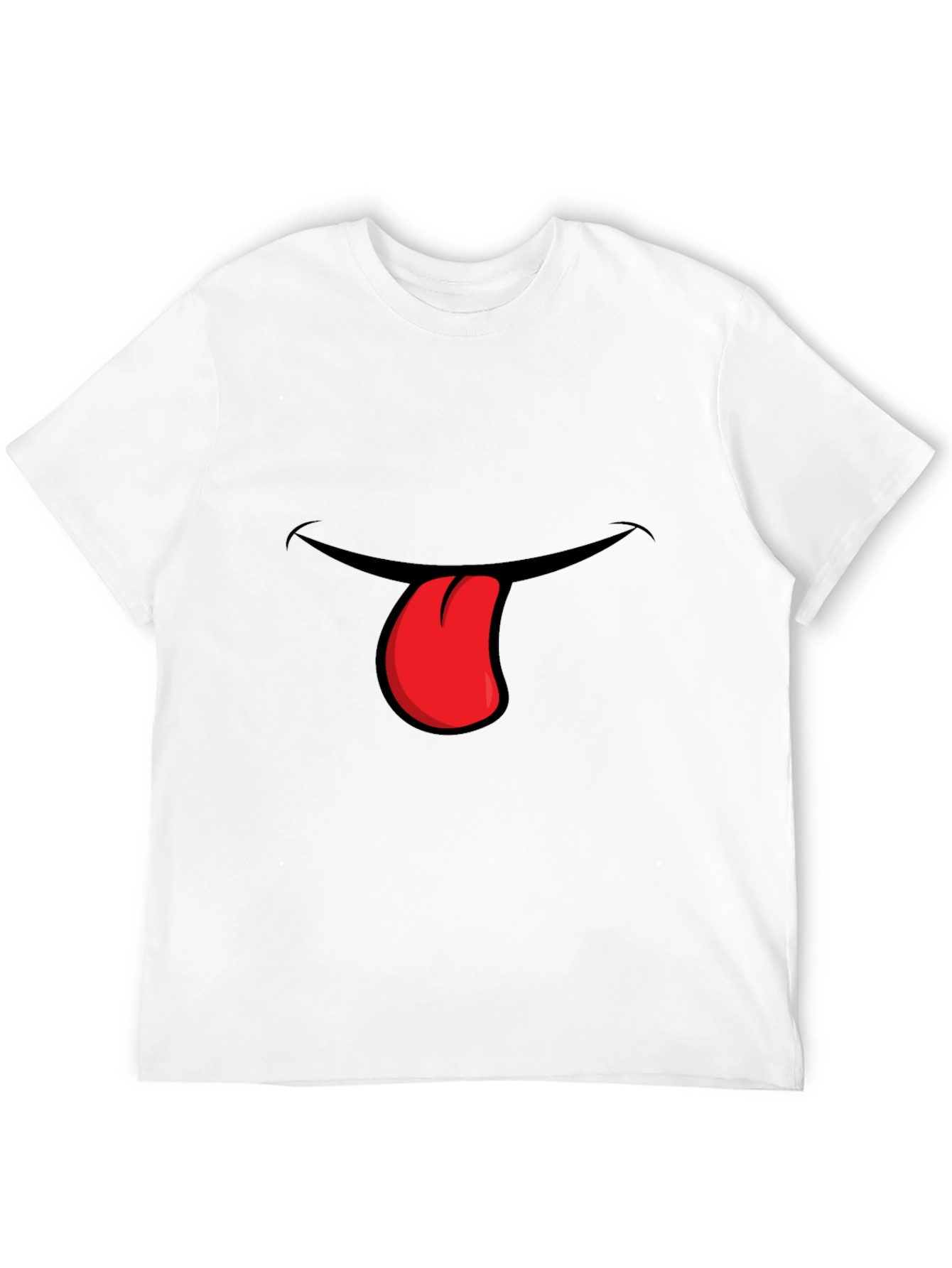 Funny Tongue Out Graphic T-Shirt