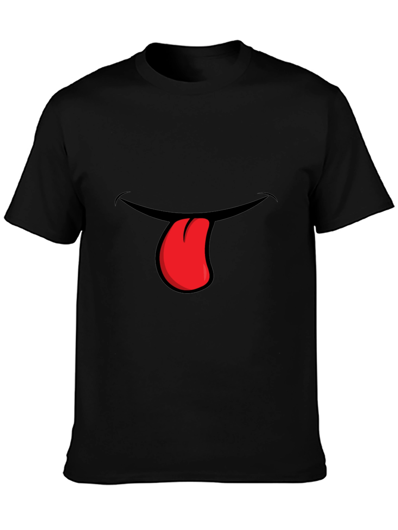 Funny Tongue Out Graphic T-Shirt