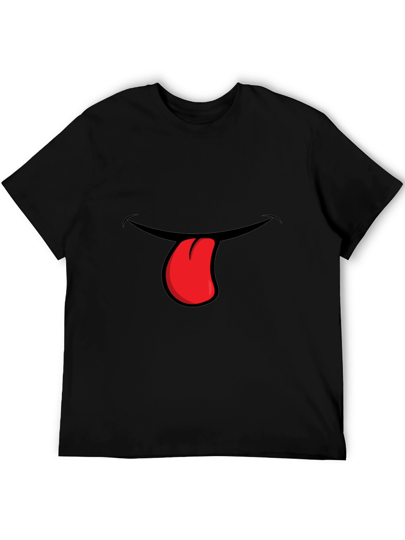 Funny Tongue Out Graphic T-Shirt