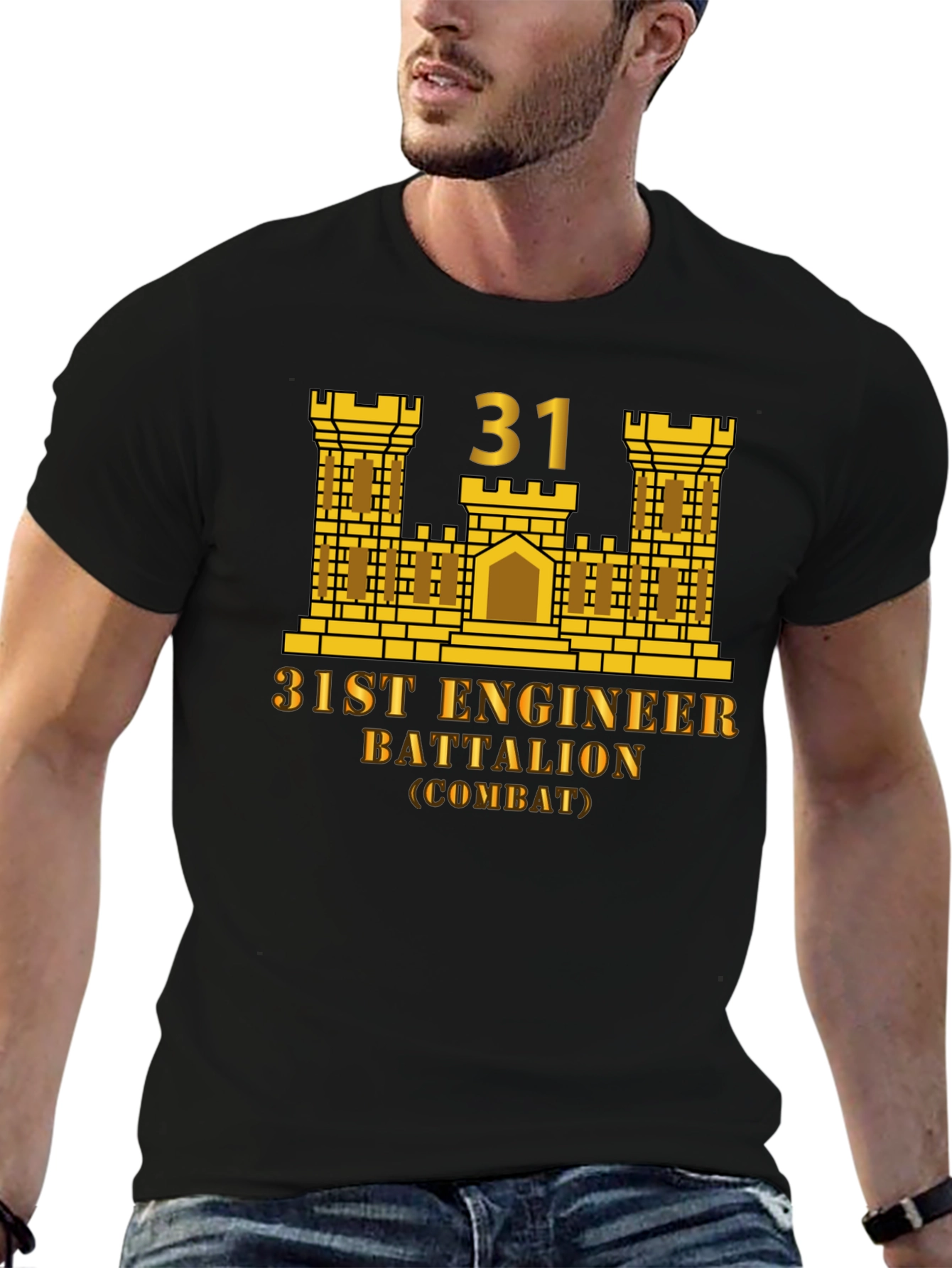 31st Engineer Battalion T-Shirt - Combat Unit Pride