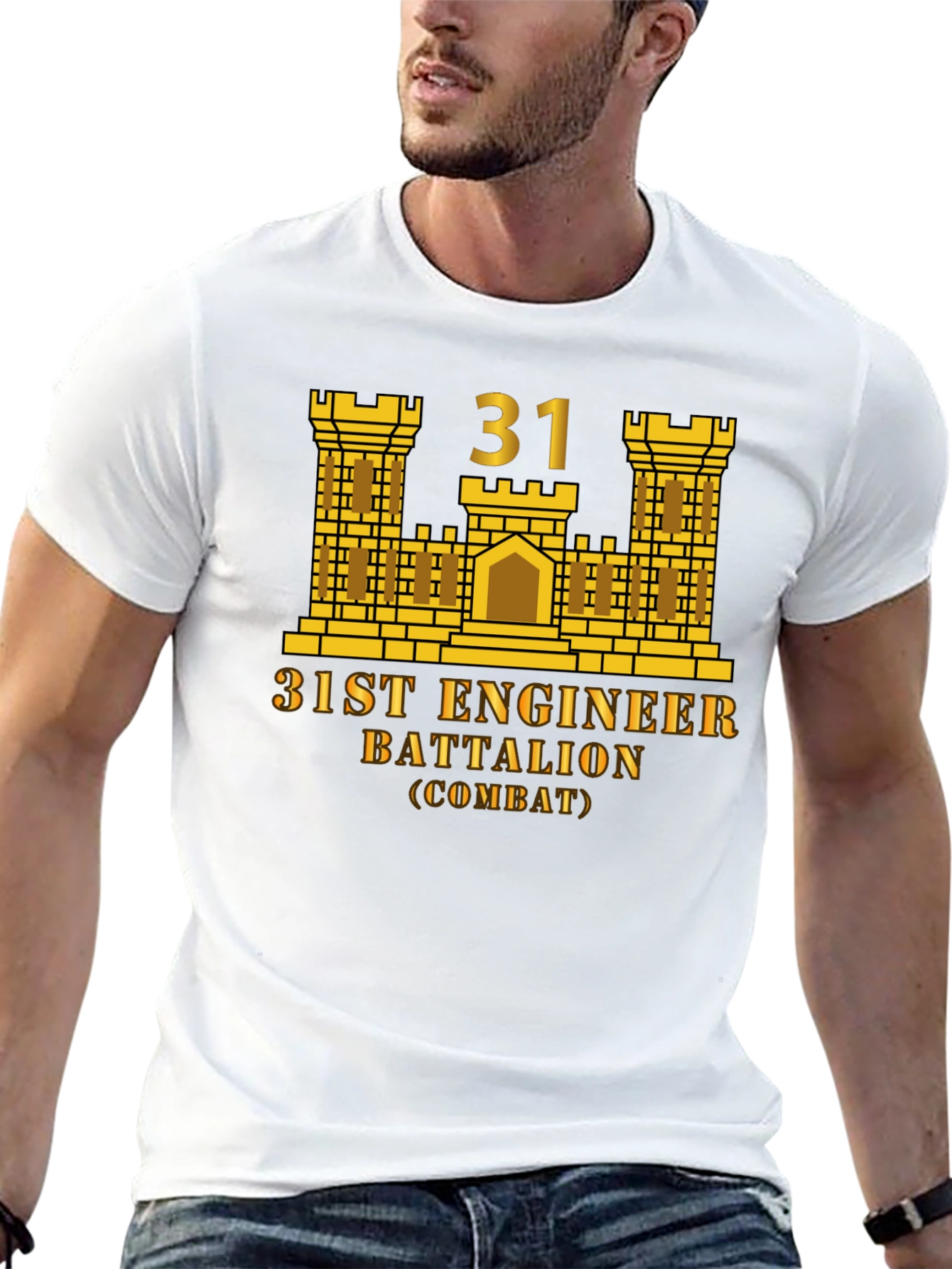 31st Engineer Battalion T-Shirt - Combat Unit Pride