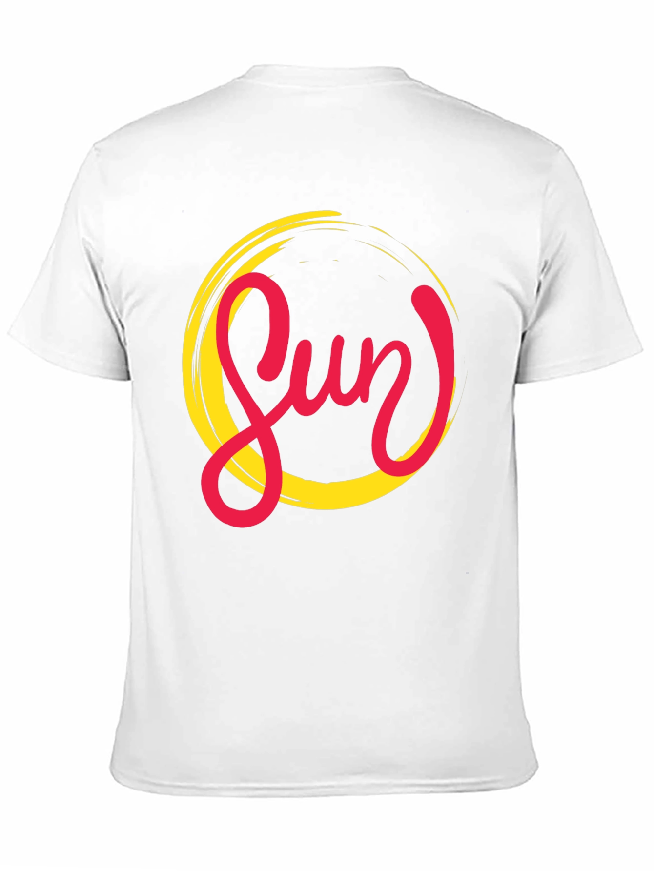 Stylish Sun Graphic Black T-Shirt for Men
