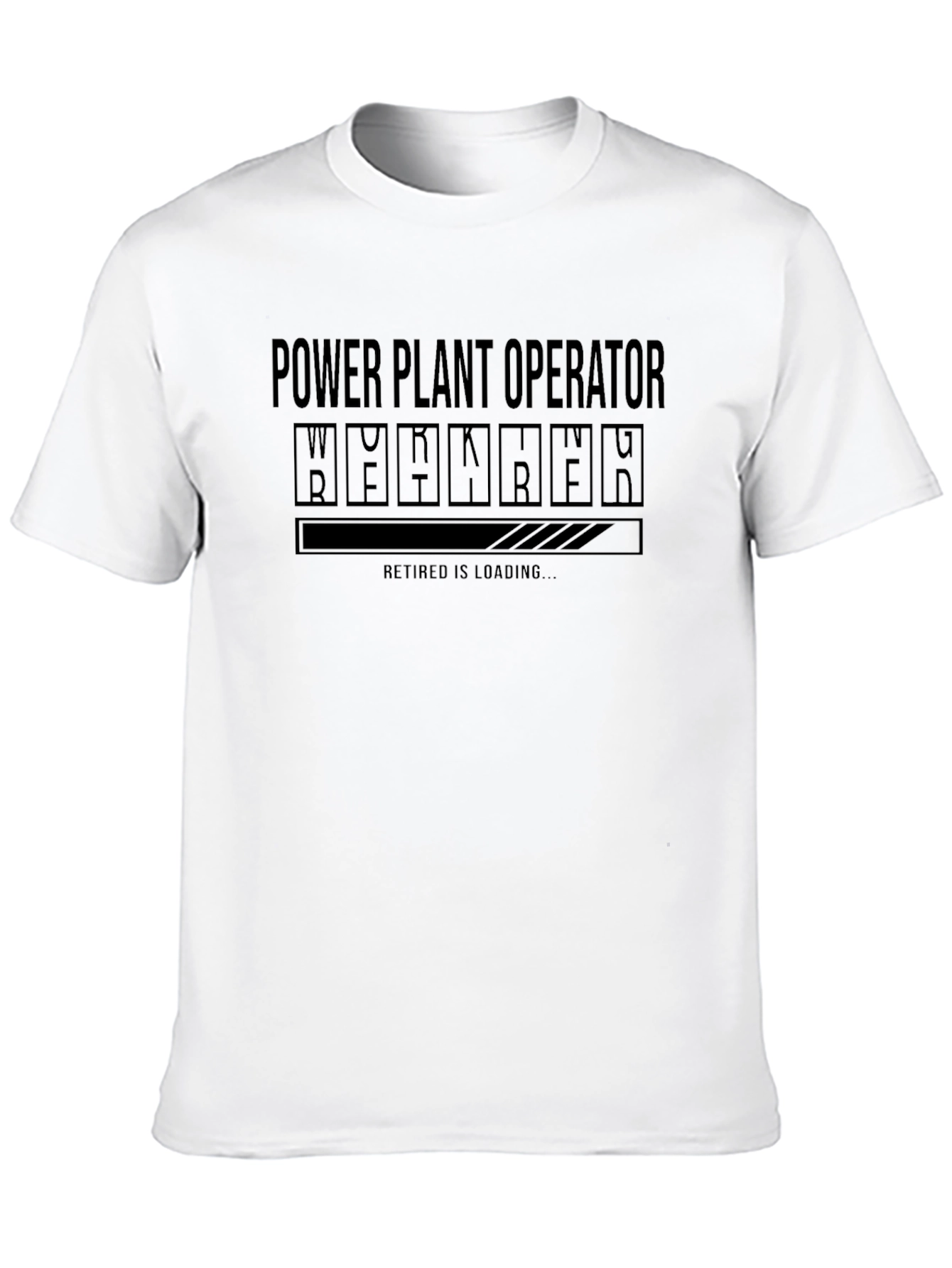 Power Plant Operator Retirement Loading T-Shirt