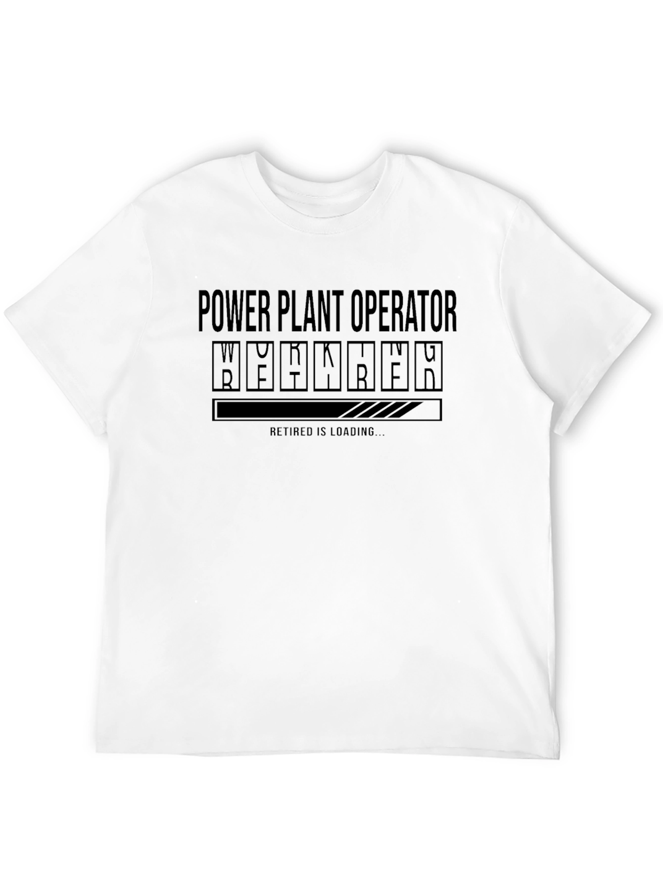 Power Plant Operator Retirement Loading T-Shirt