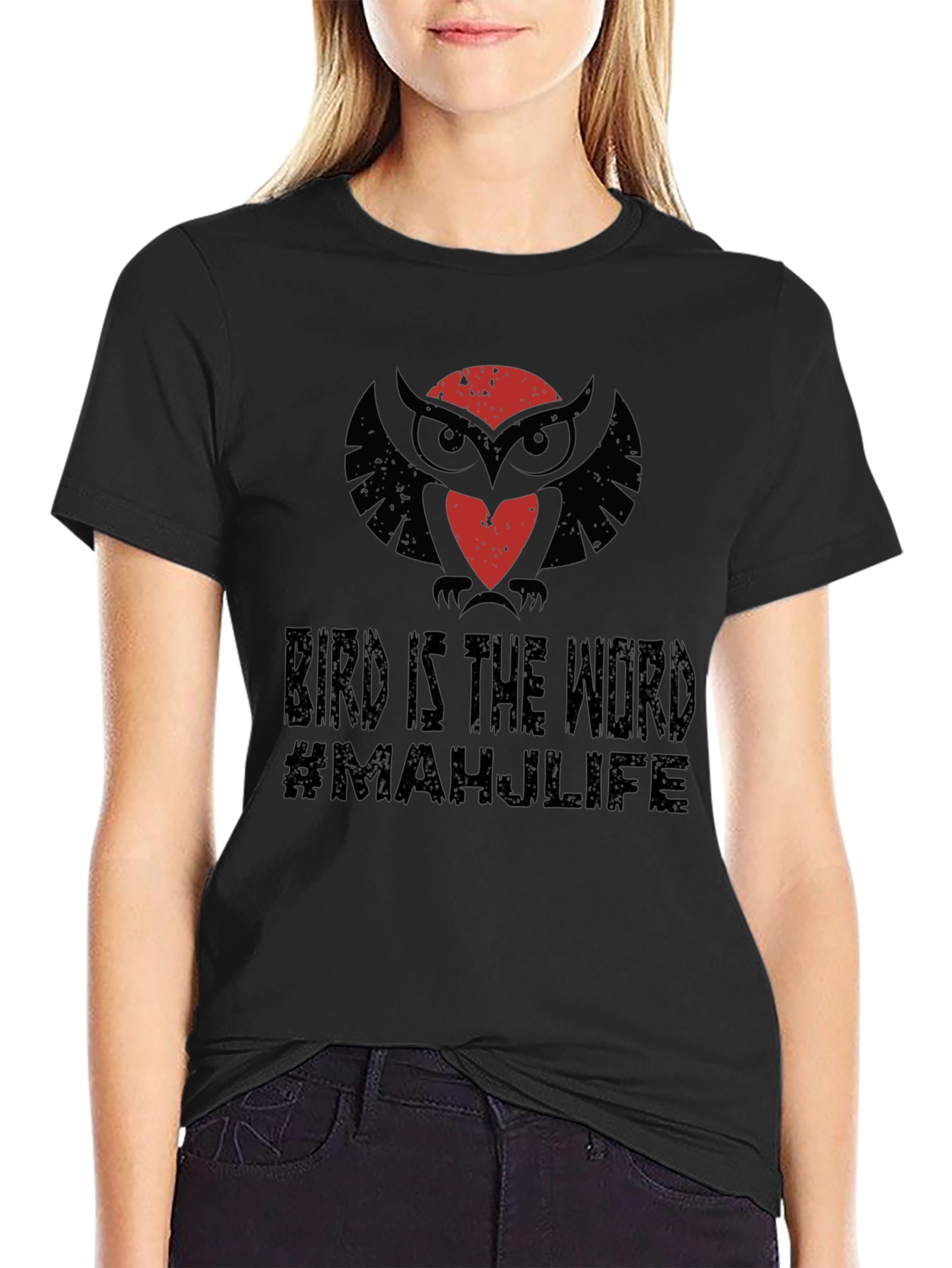 Bird is the Word Owl T-Shirt - #MAHJLIFE