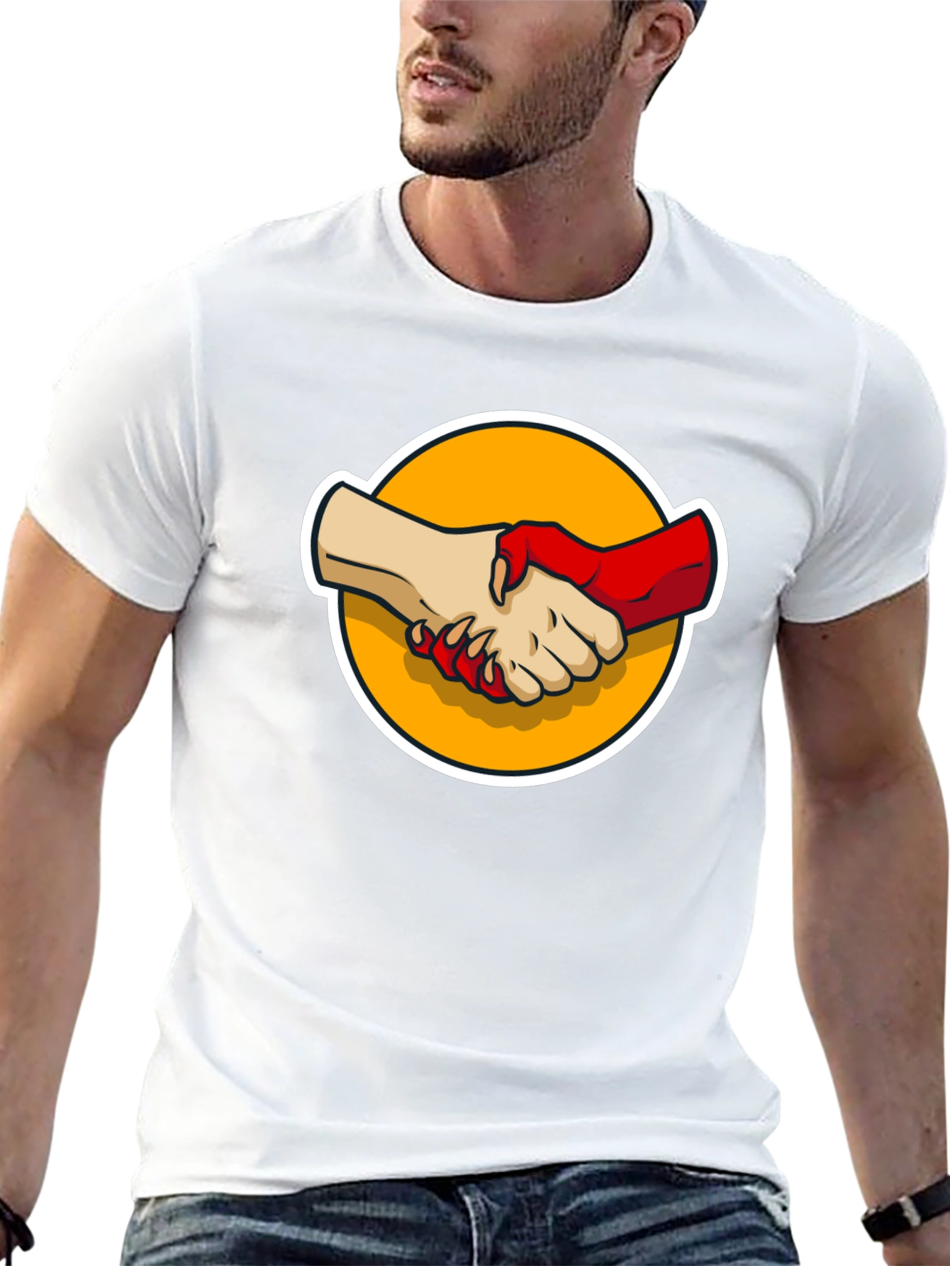 Devils Handshake Graphic Tee