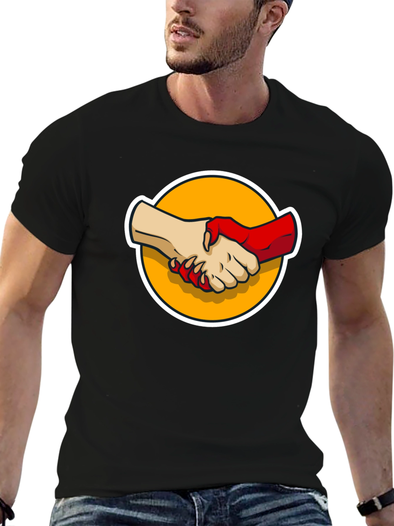 Devils Handshake Graphic Tee