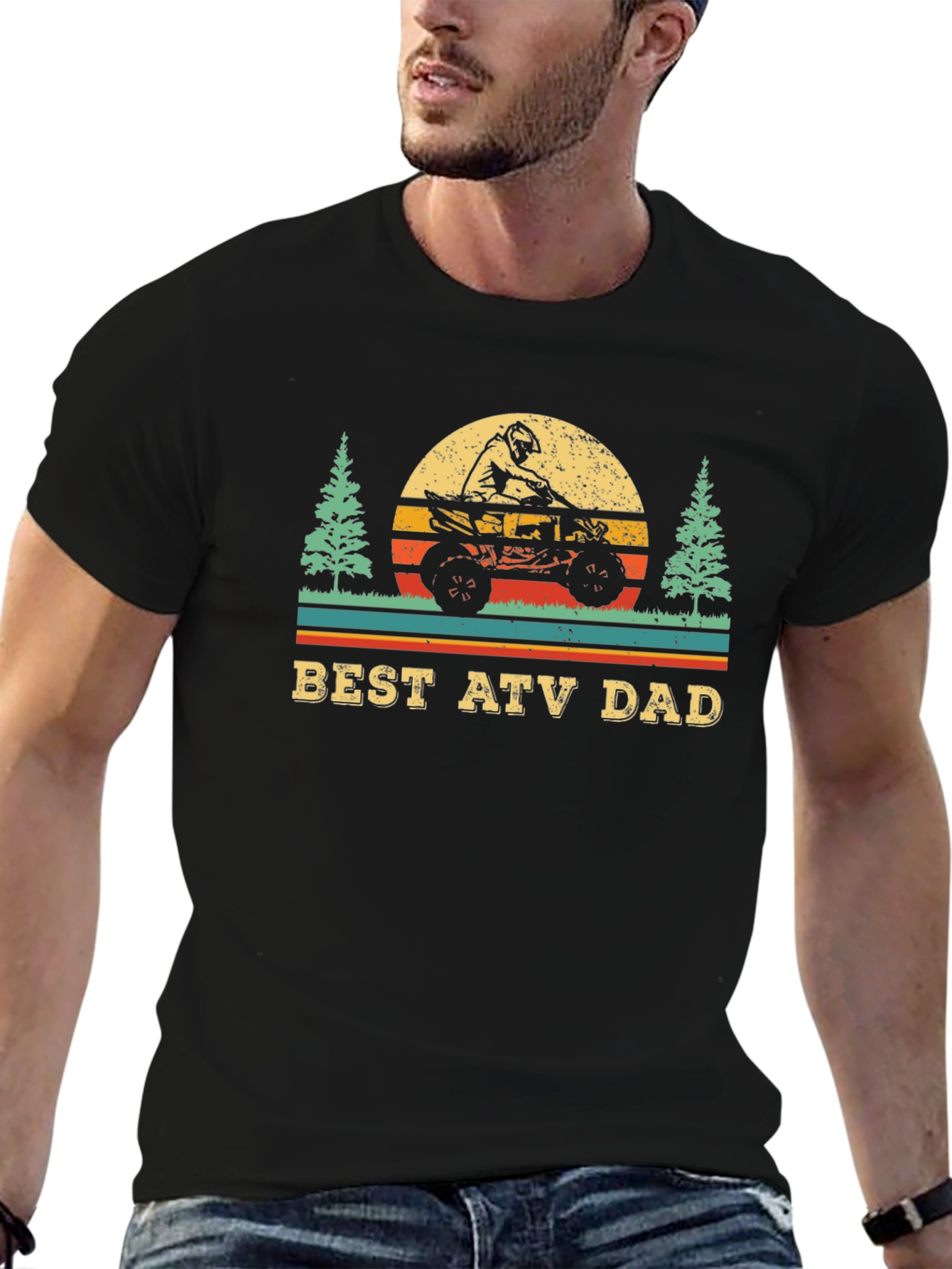 Best ATV Dad Graphic Tee