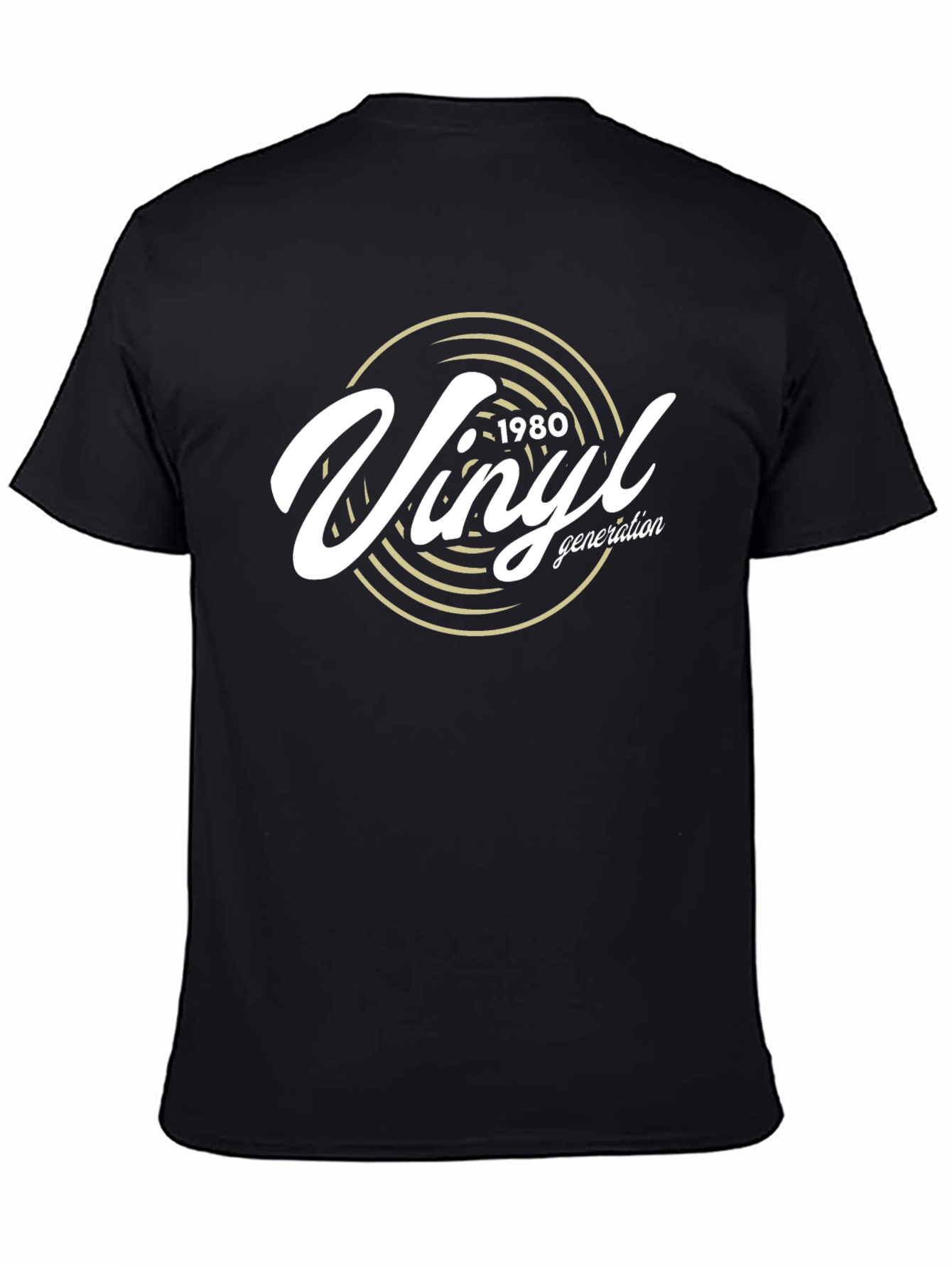 Vinyl Generation 1980 T-Shirt - Retro Music Tee