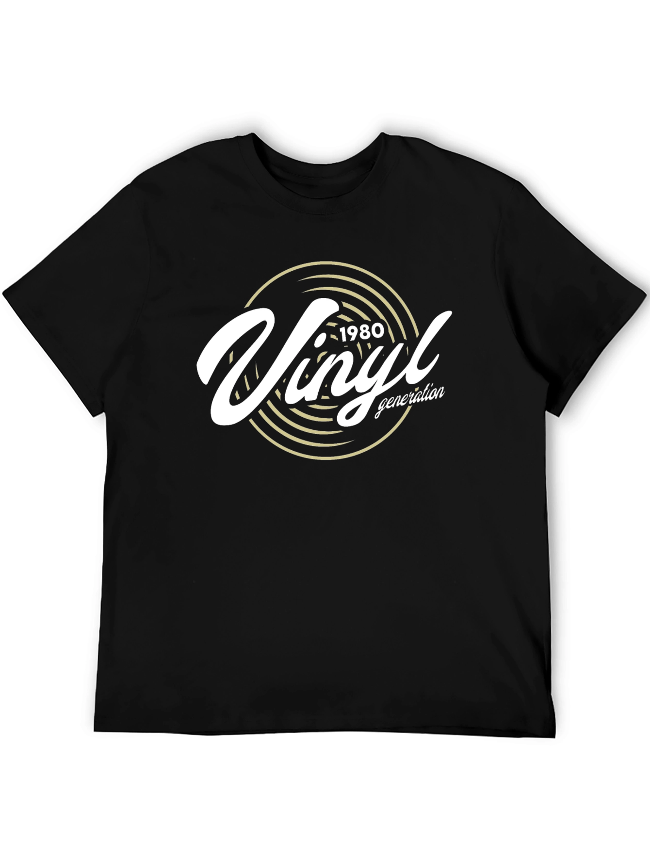 Vinyl Generation 1980 T-Shirt - Retro Music Tee