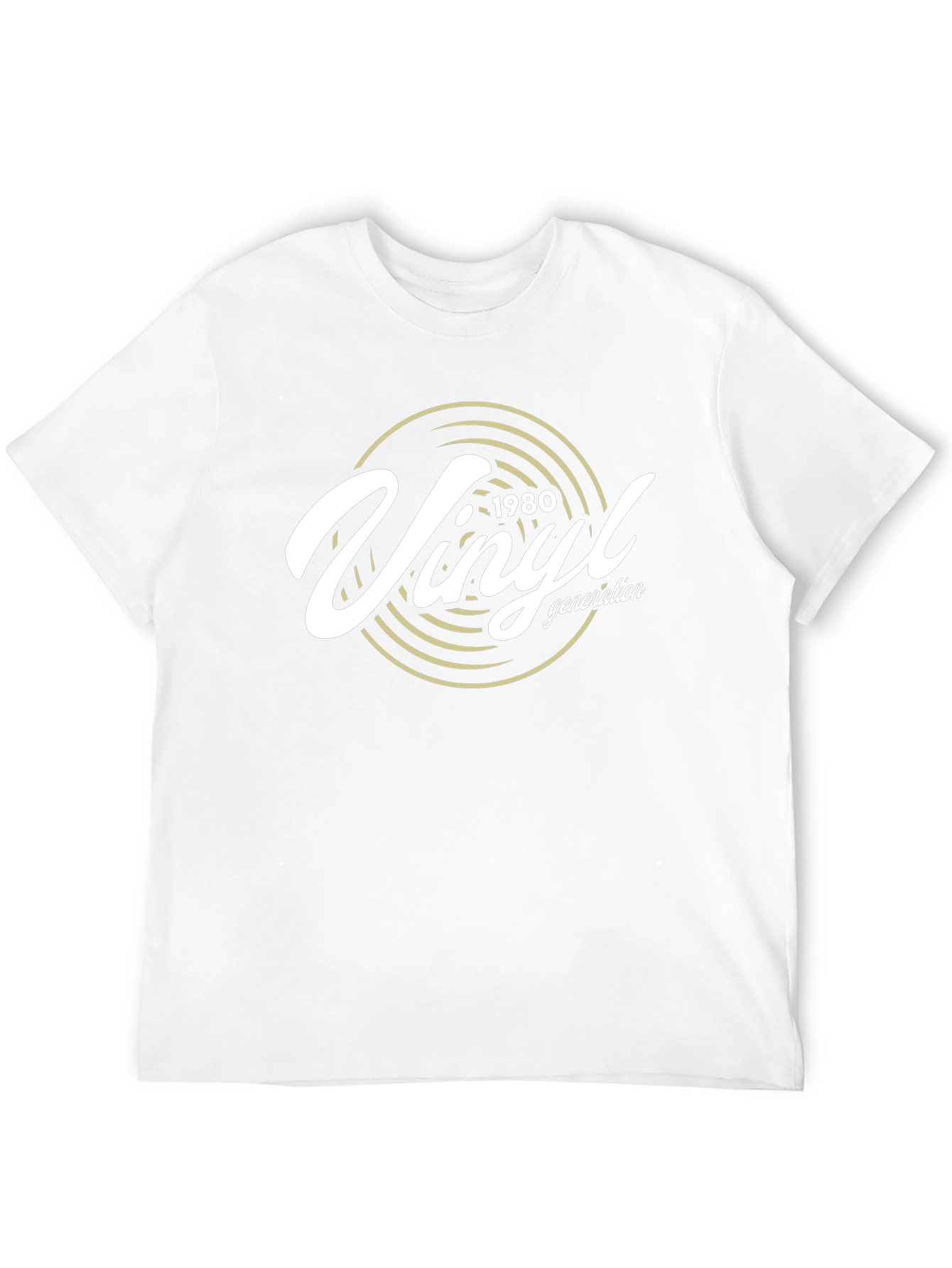 Vinyl Generation 1980 T-Shirt - Retro Music Tee
