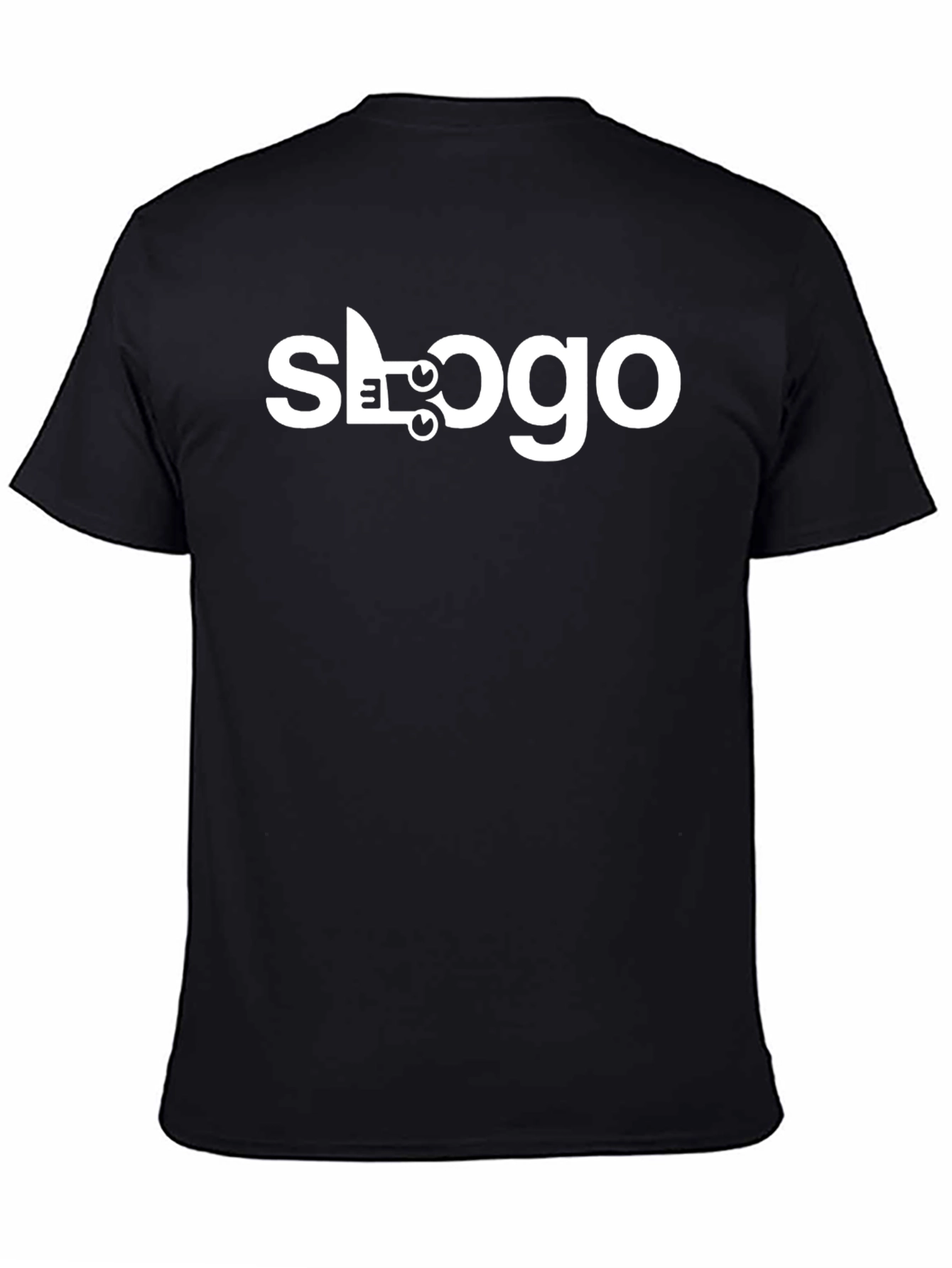 Slogo Black Graphic Tee