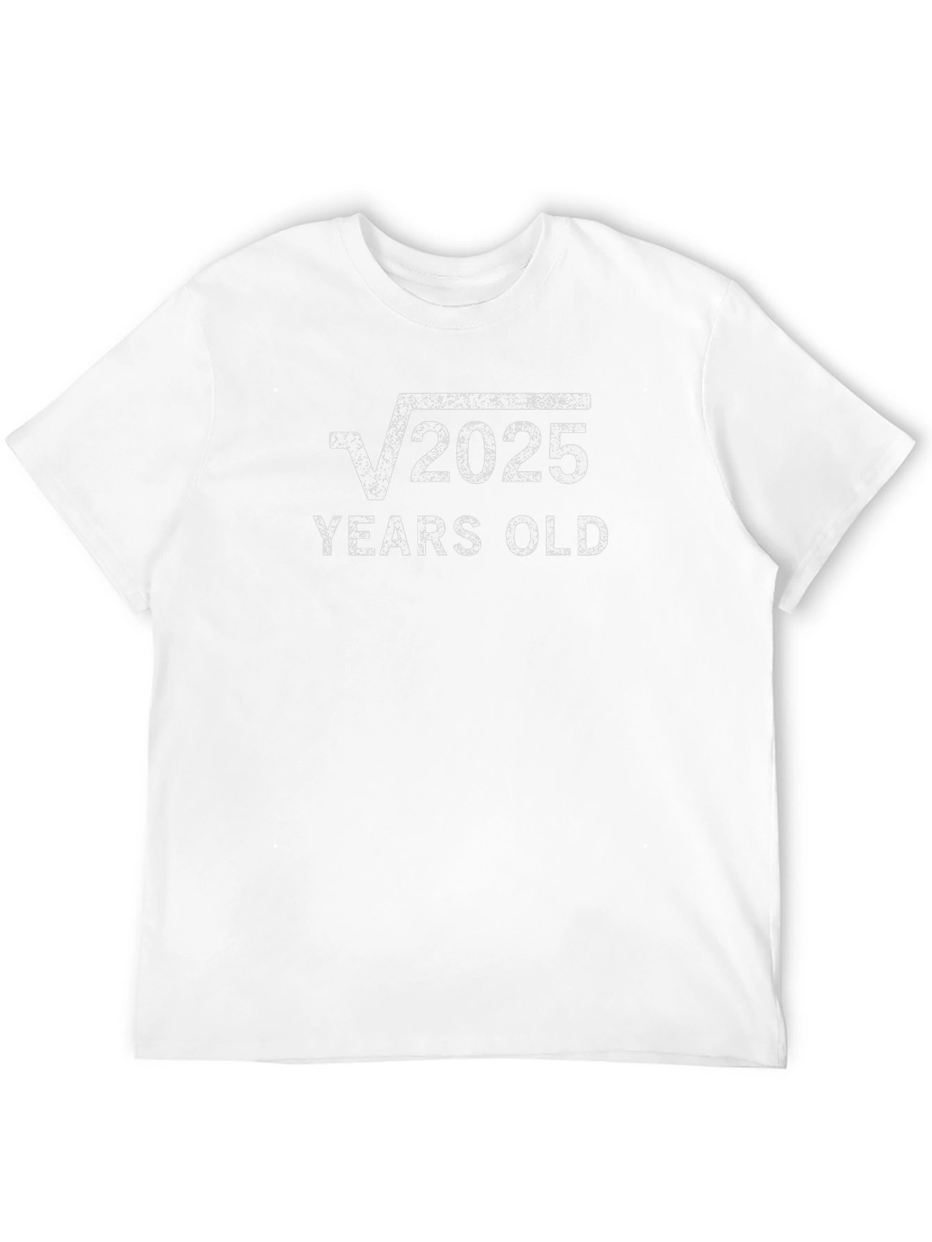 Square Root 2025 Years Old T-Shirt 45th Birthday Gift