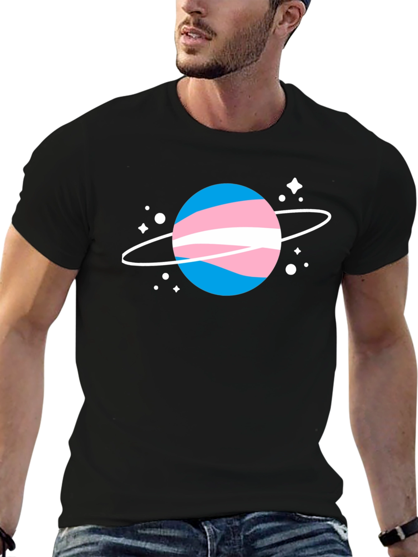 Transgender Pride Planet T-Shirt - Unisex