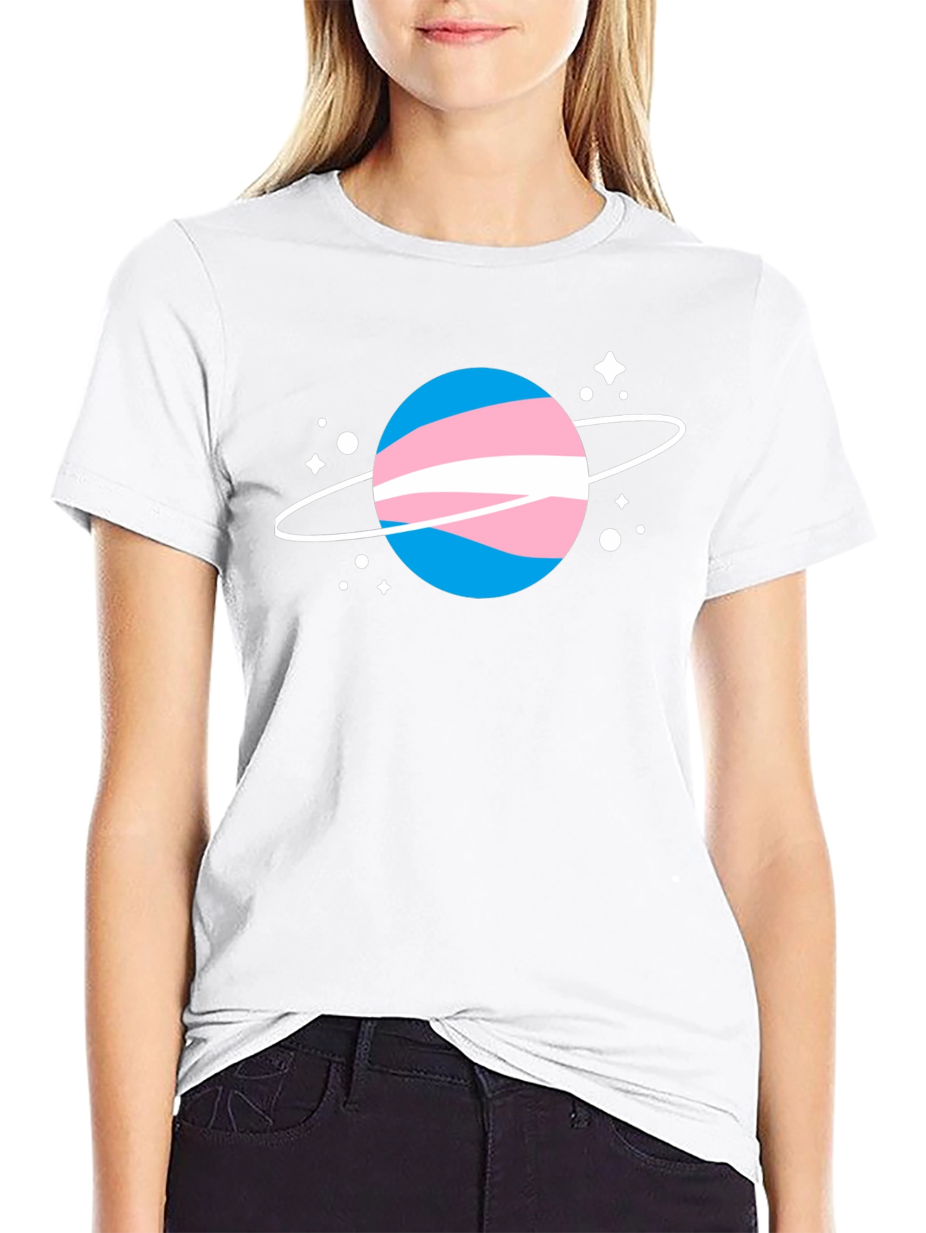 Transgender Pride Planet T-Shirt - Unisex