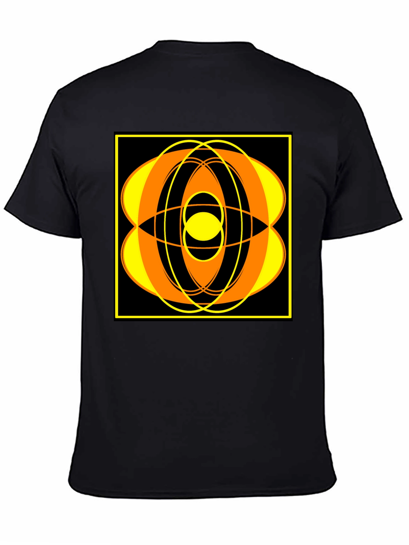 Abstract Graphic T-Shirt - Black Tee