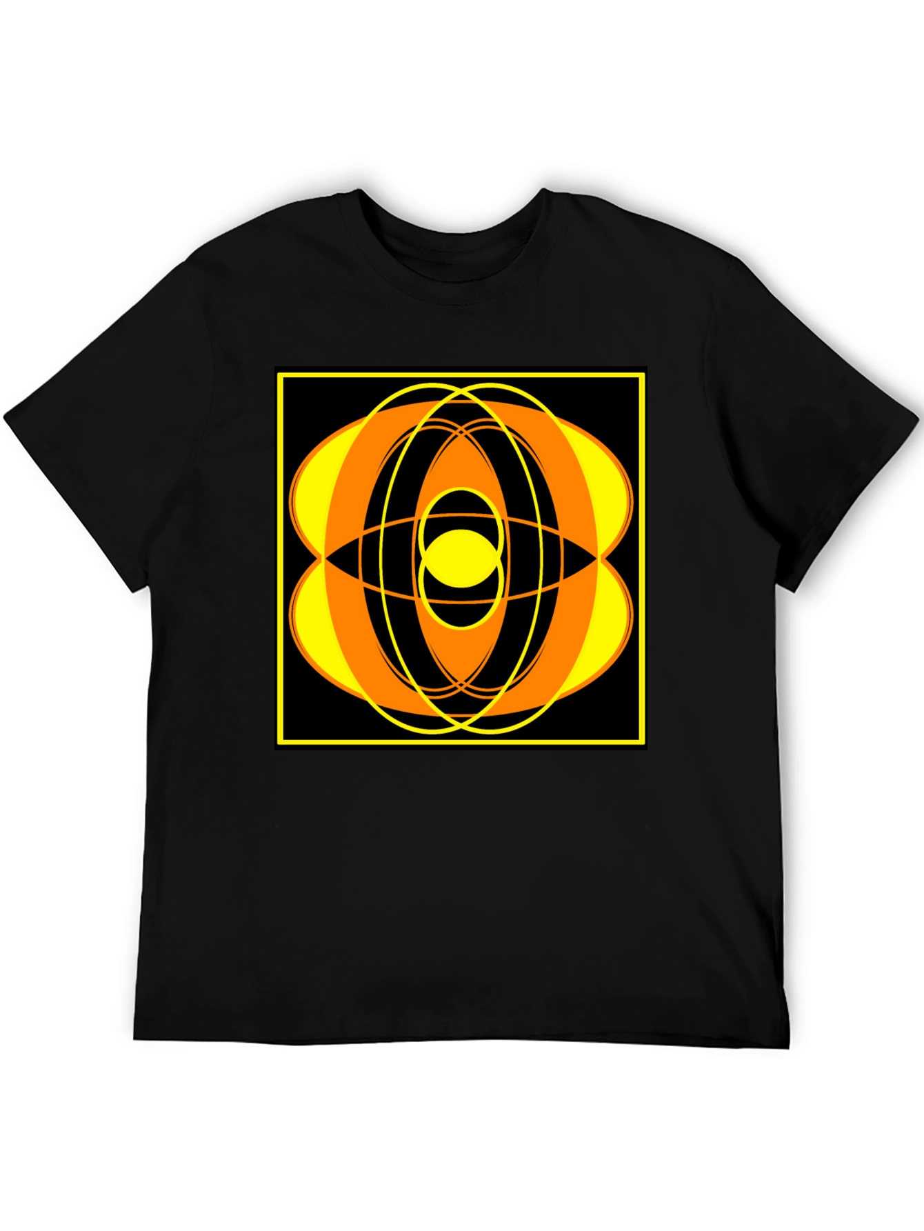 Abstract Graphic T-Shirt - Black Tee