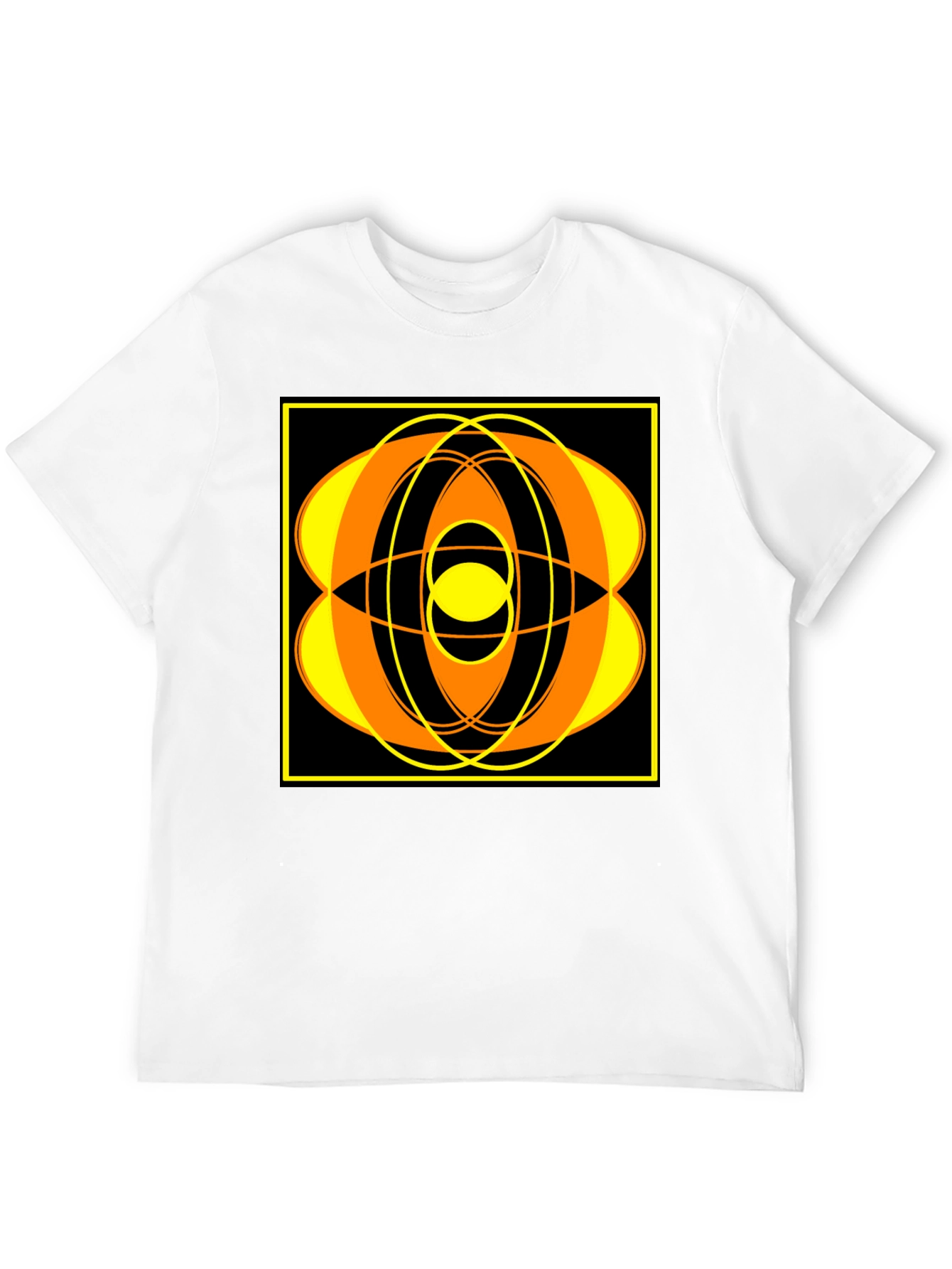 Abstract Graphic T-Shirt - Black Tee