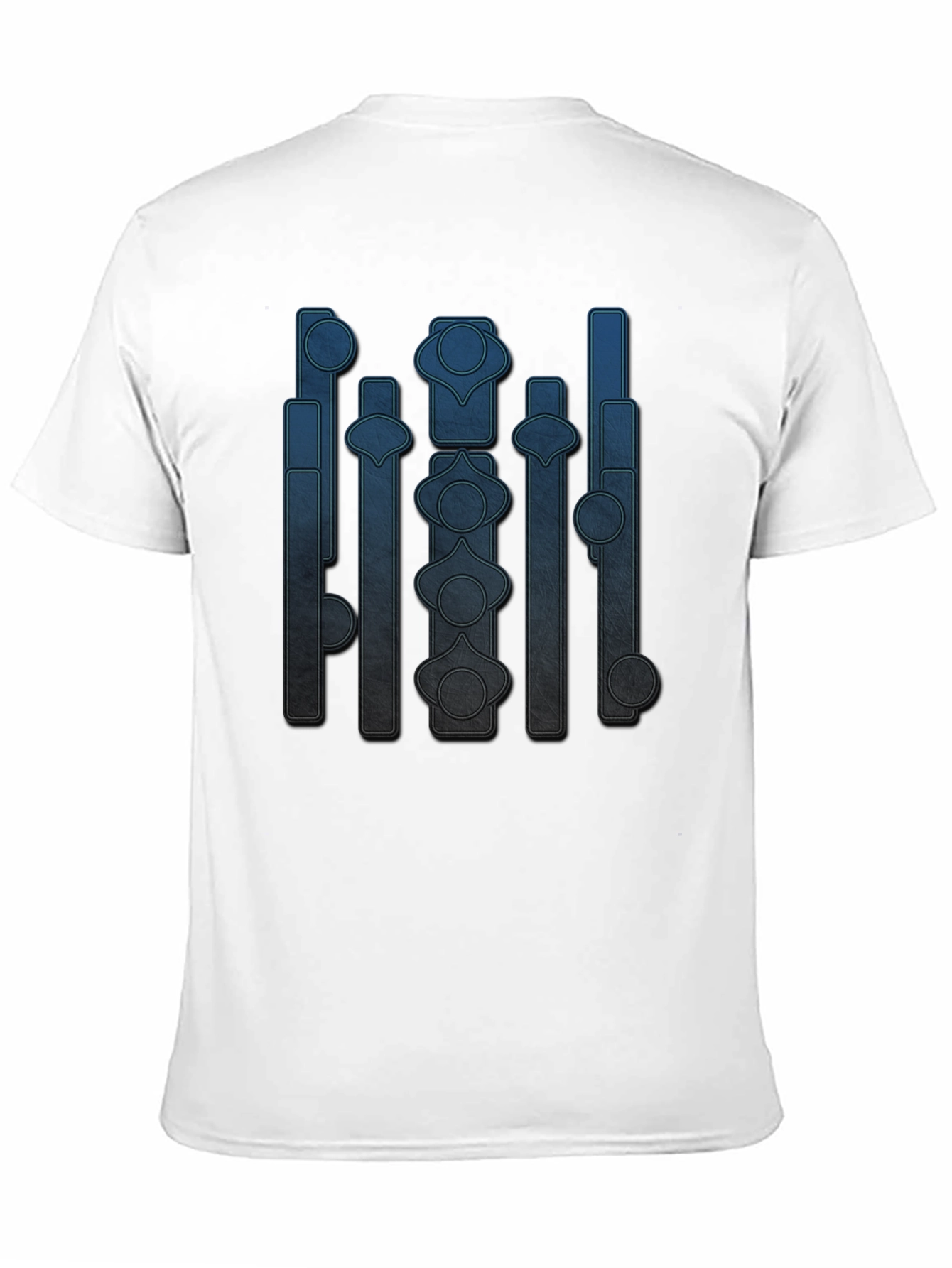 Abstract Geometric Graphic Print Crew Neck T-Shirt