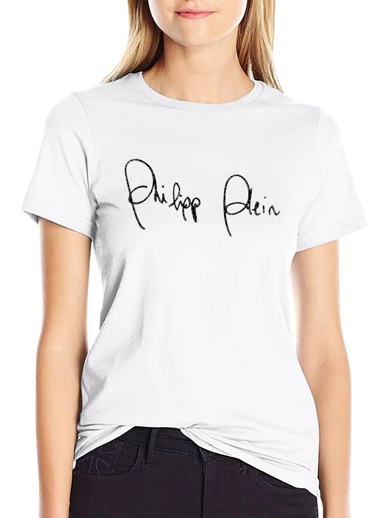 Philipp Plein Black Crew Neck T-Shirt