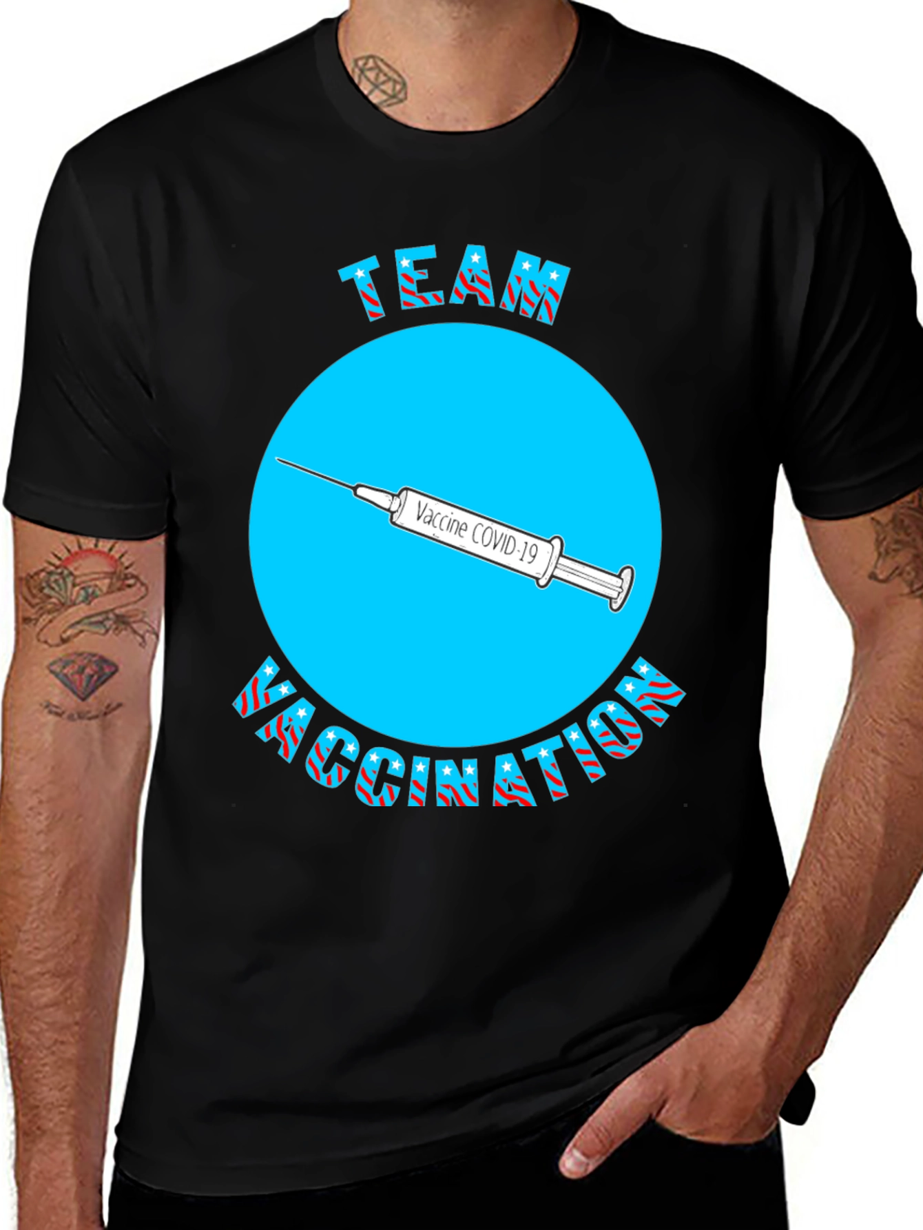 Team Vaccination T-Shirt - Show Your Support!