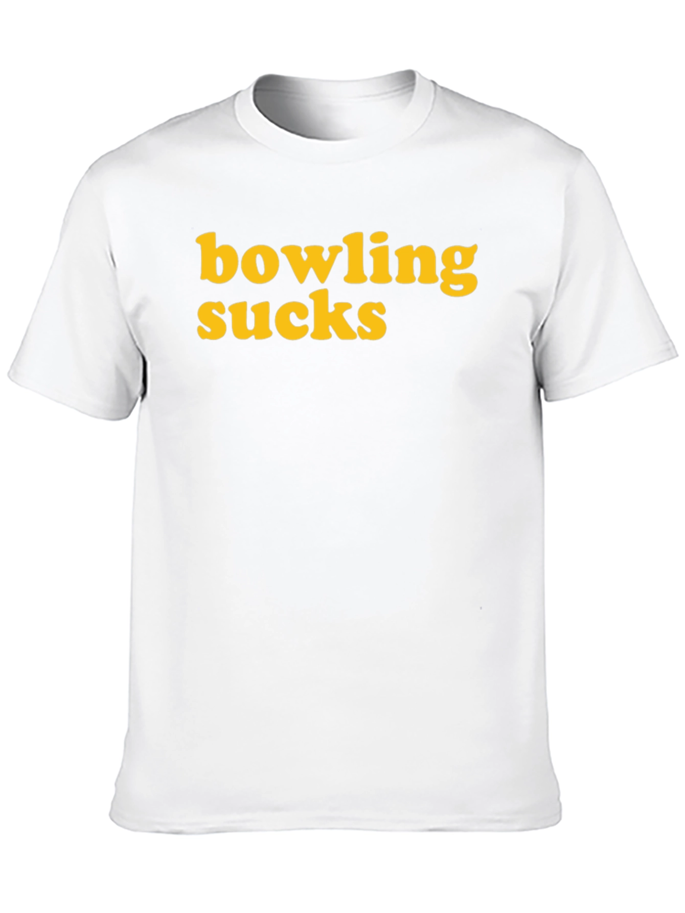 Bowling Sucks Graphic Tee - Unisex Black T-Shirt