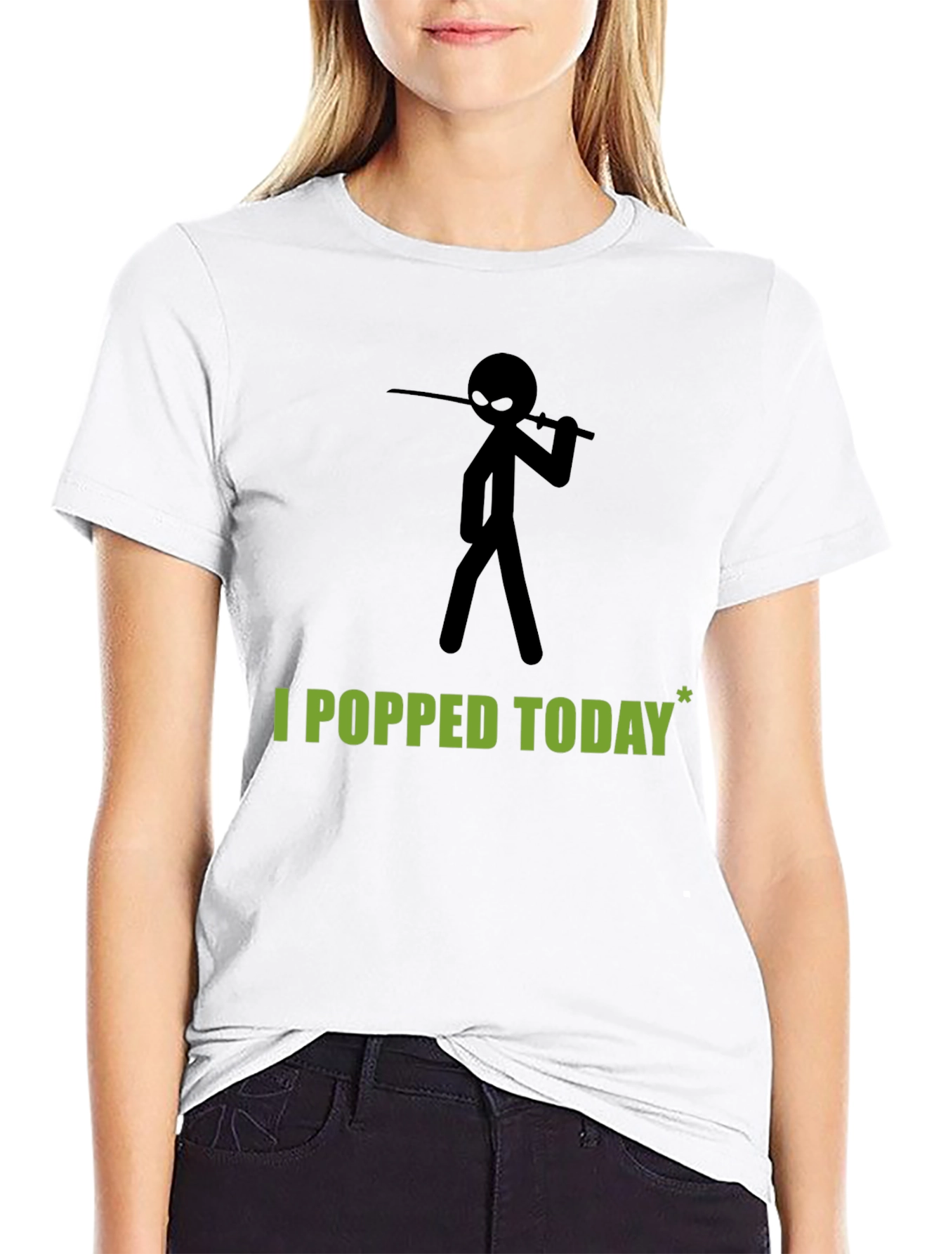 Funny Ninja Stick Figure T-Shirt