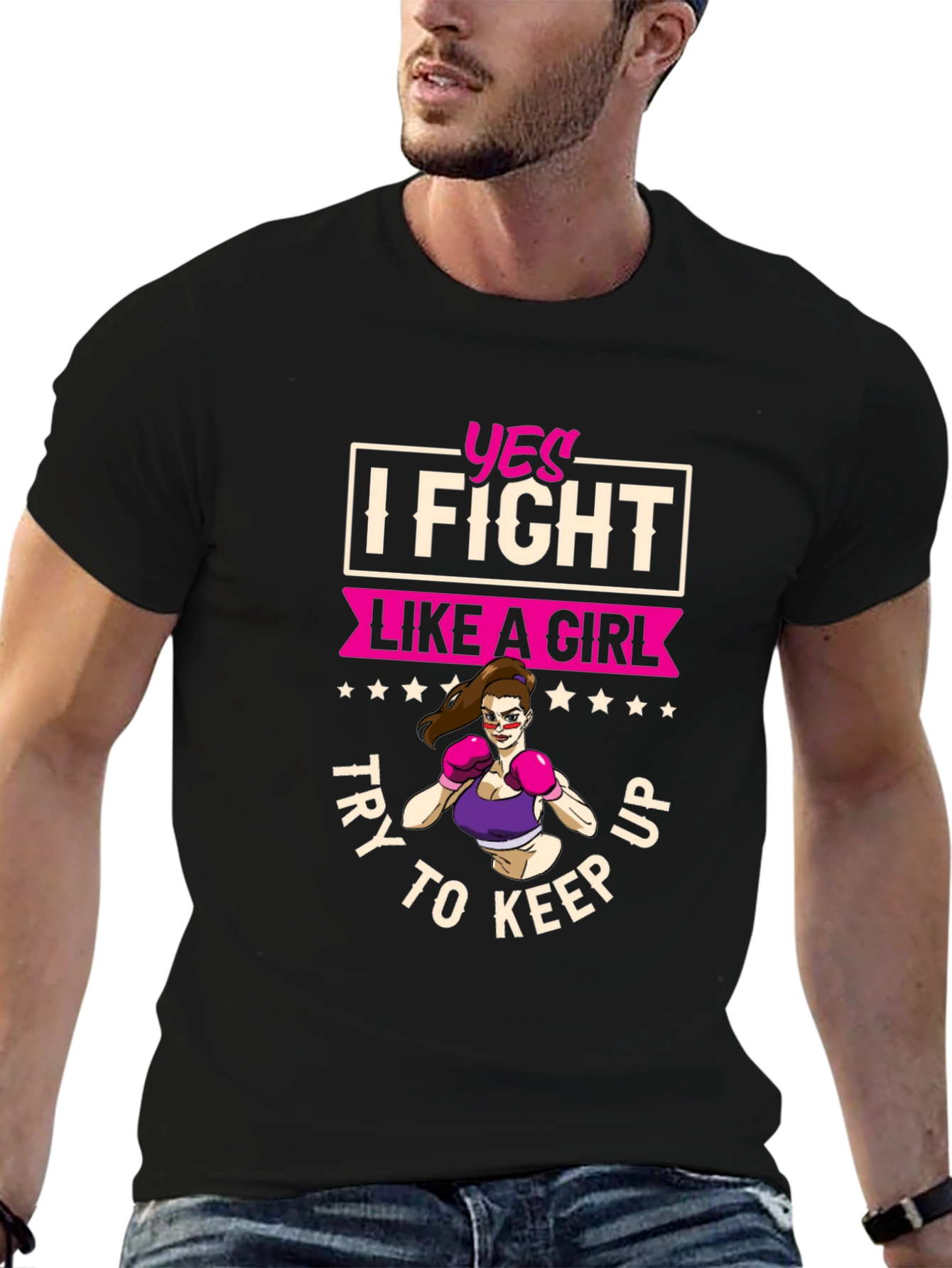 I Fight Like A Girl Graphic Tee