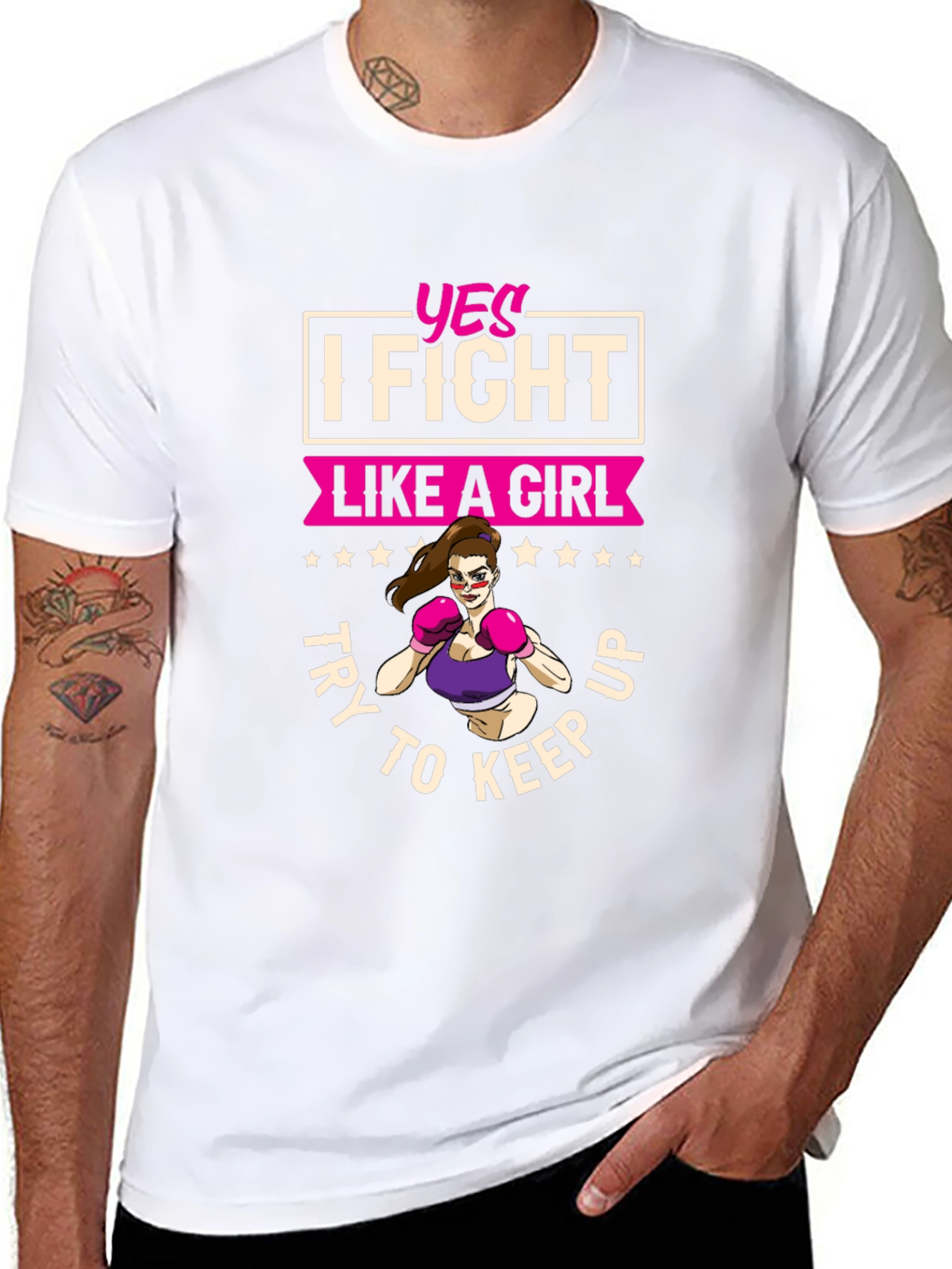 I Fight Like A Girl Graphic Tee
