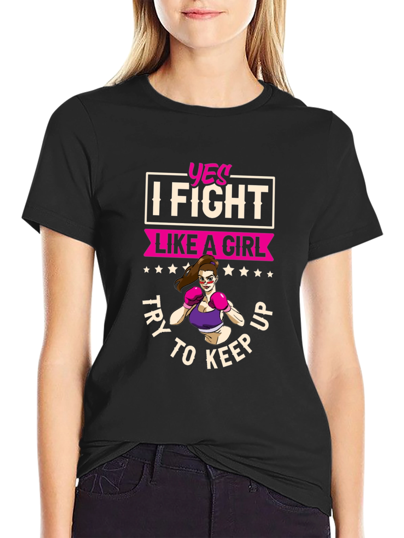 I Fight Like A Girl Graphic Tee