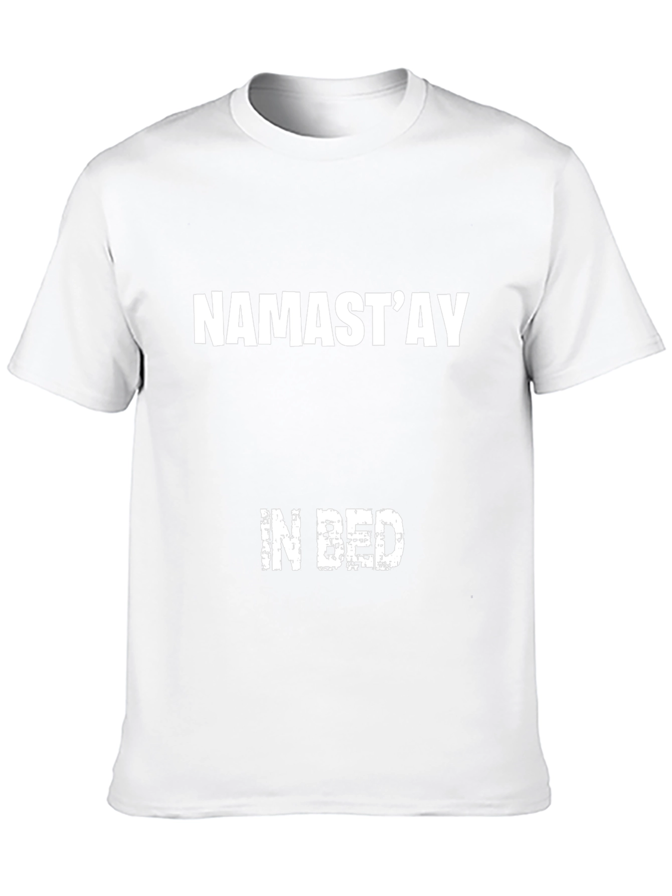 Namastay In Bed Graphic Tee - Black