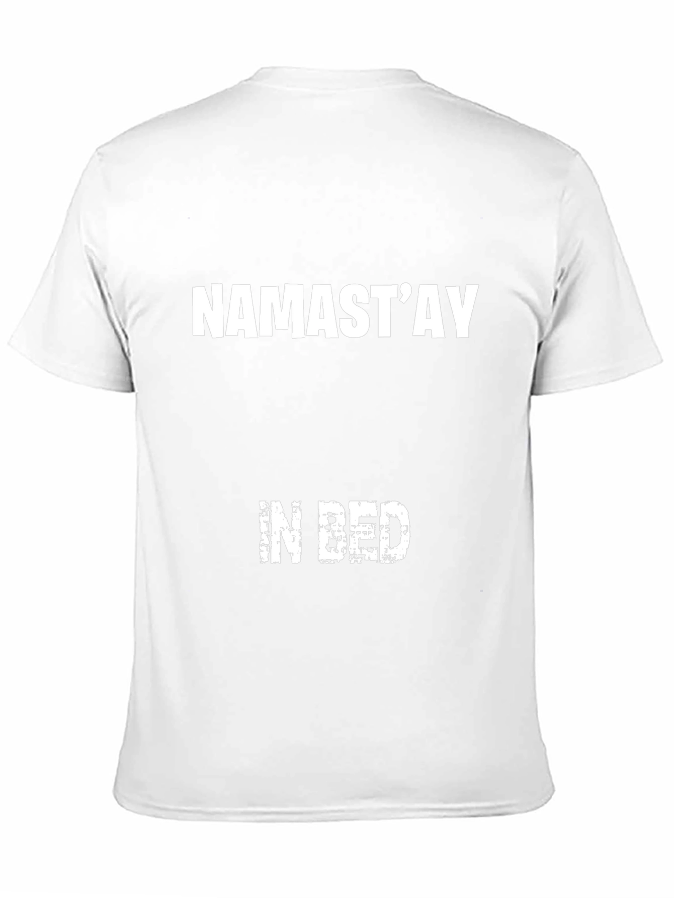 Namastay In Bed Graphic Tee - Black