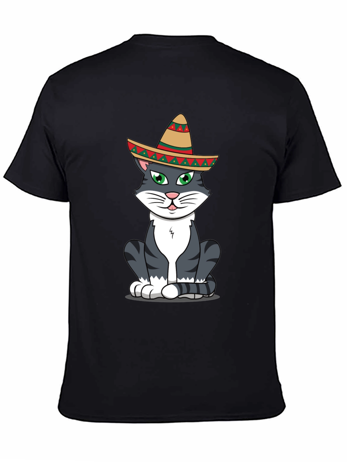 Cat in Sombrero Graphic Tee