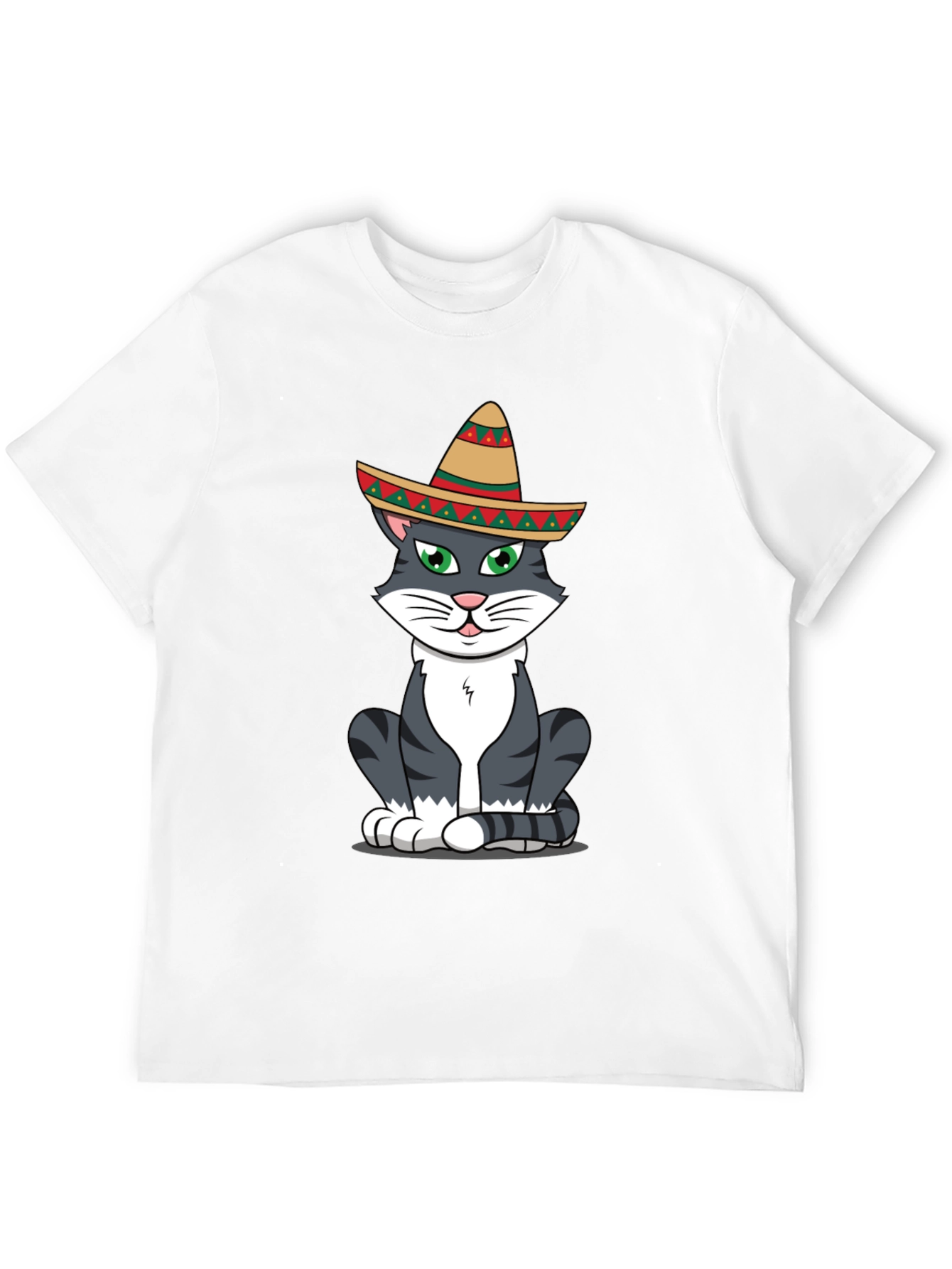 Cat in Sombrero Graphic Tee