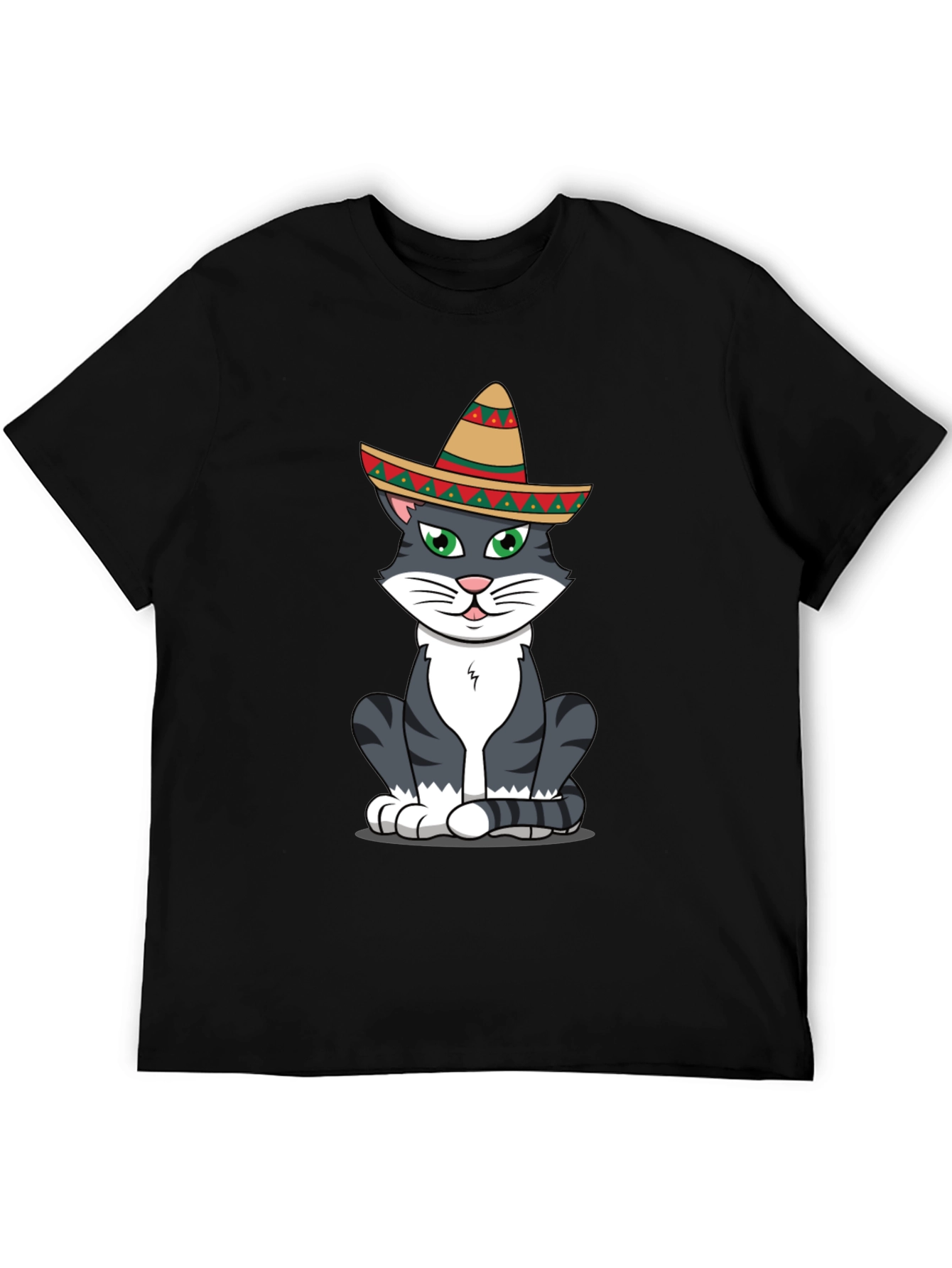 Cat in Sombrero Graphic Tee
