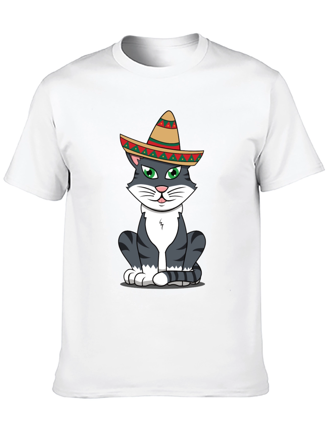 Cat in Sombrero Graphic Tee